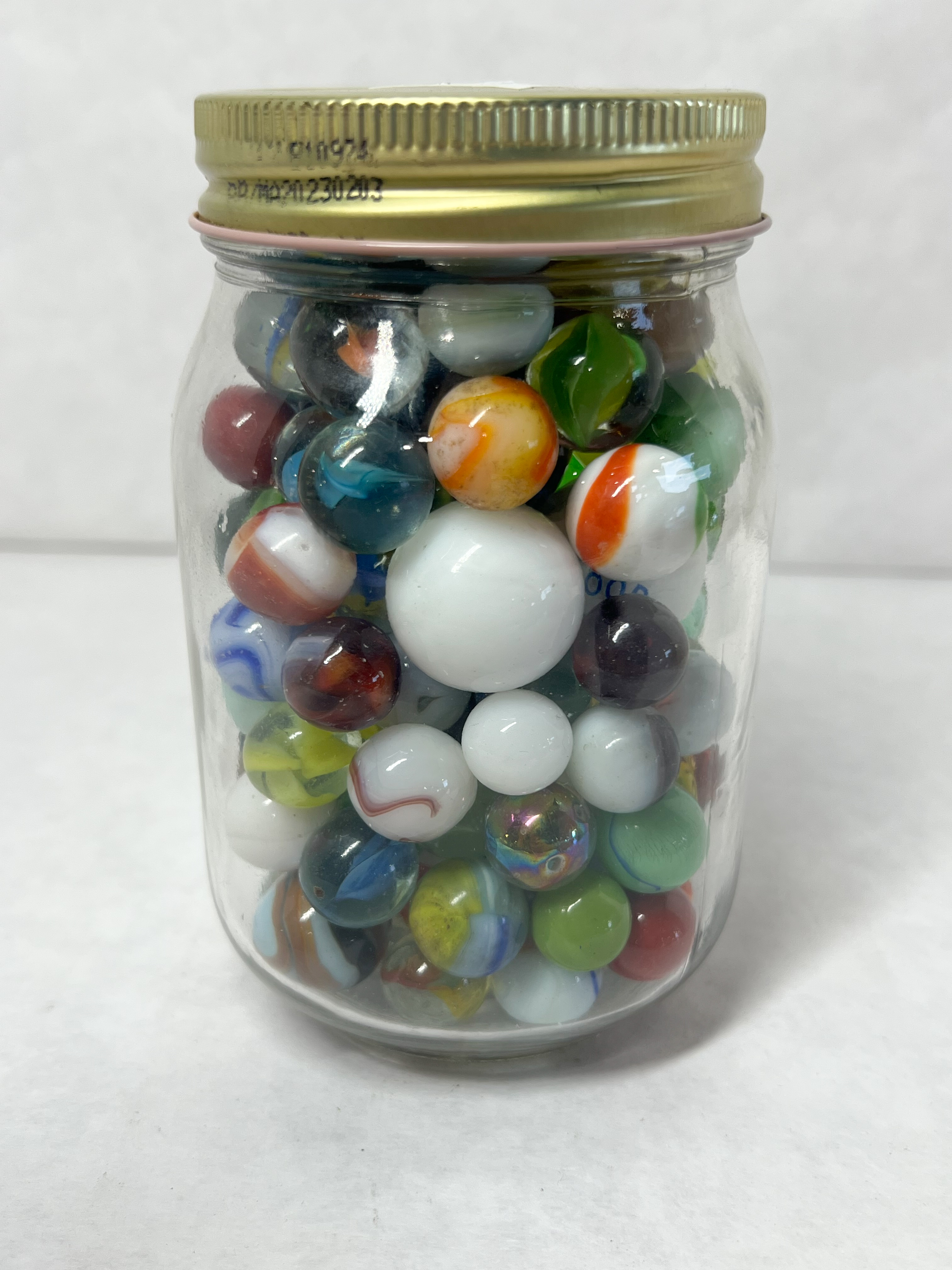 ASSORTED GLASS MARBLES, 20TH CENTURY