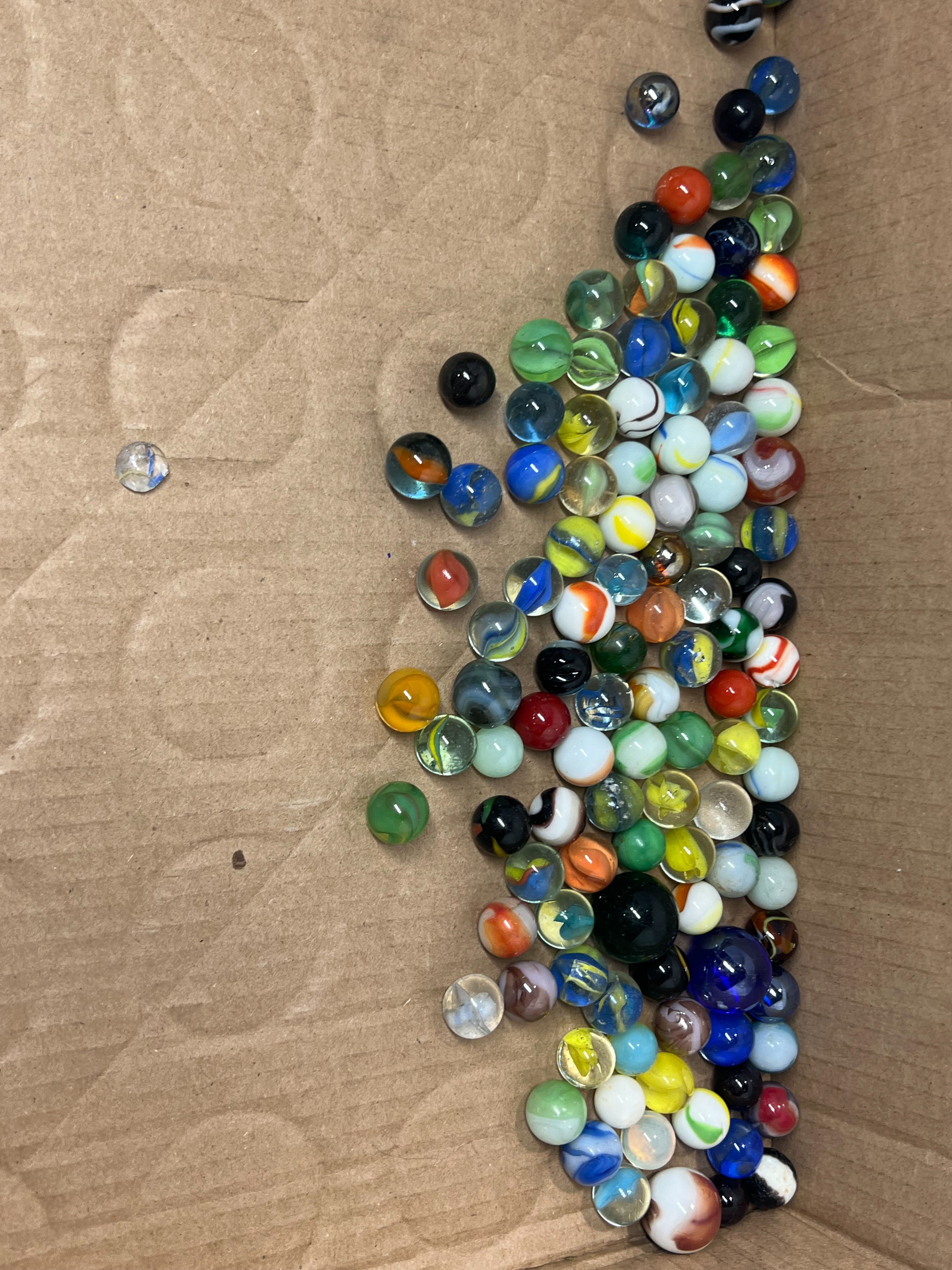 ILLINOIS GLASS CO MARBLES AND JAR