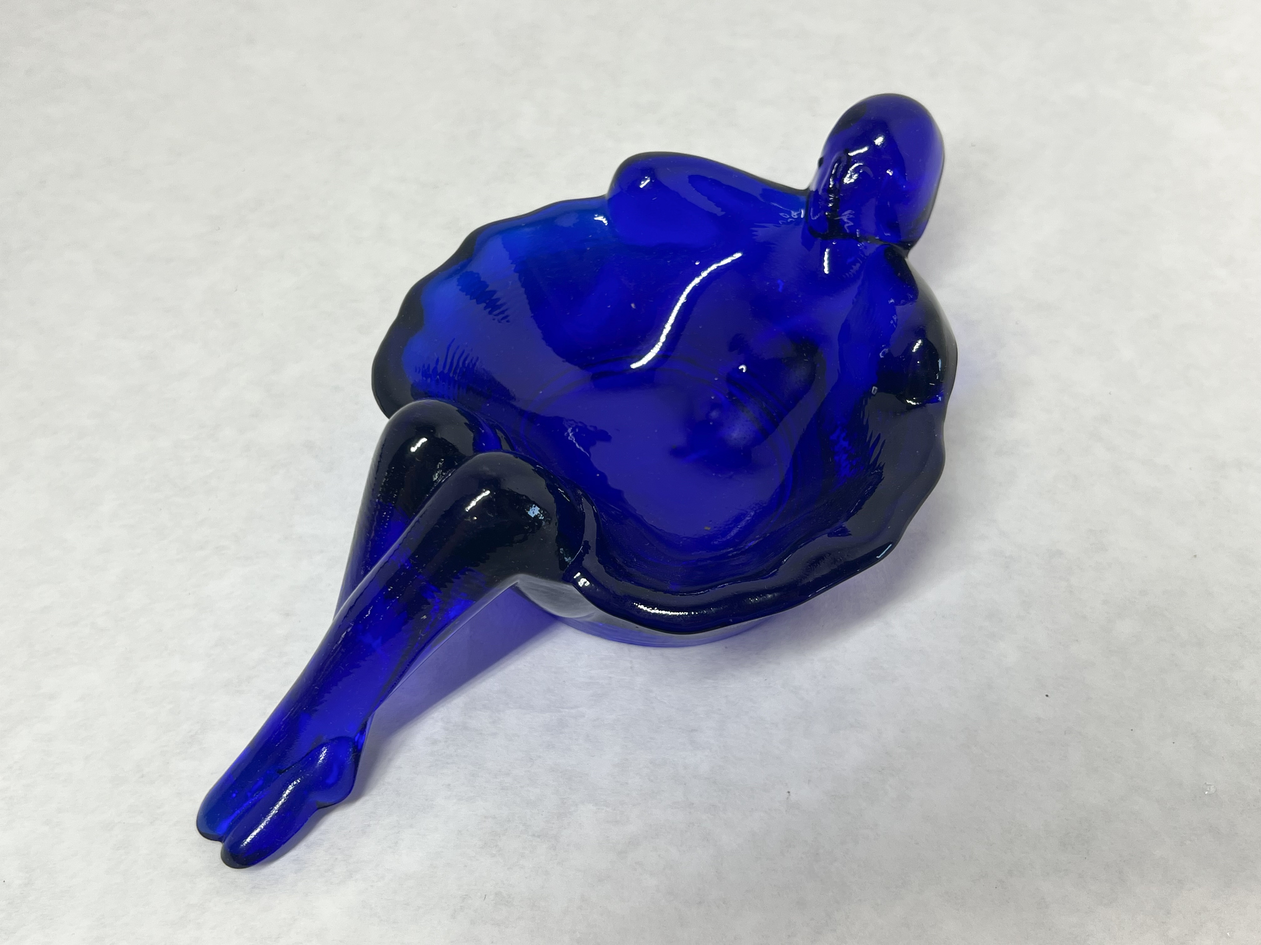 MOSSER COBALT BLUE BATHING BEAUTY SOAP DISH