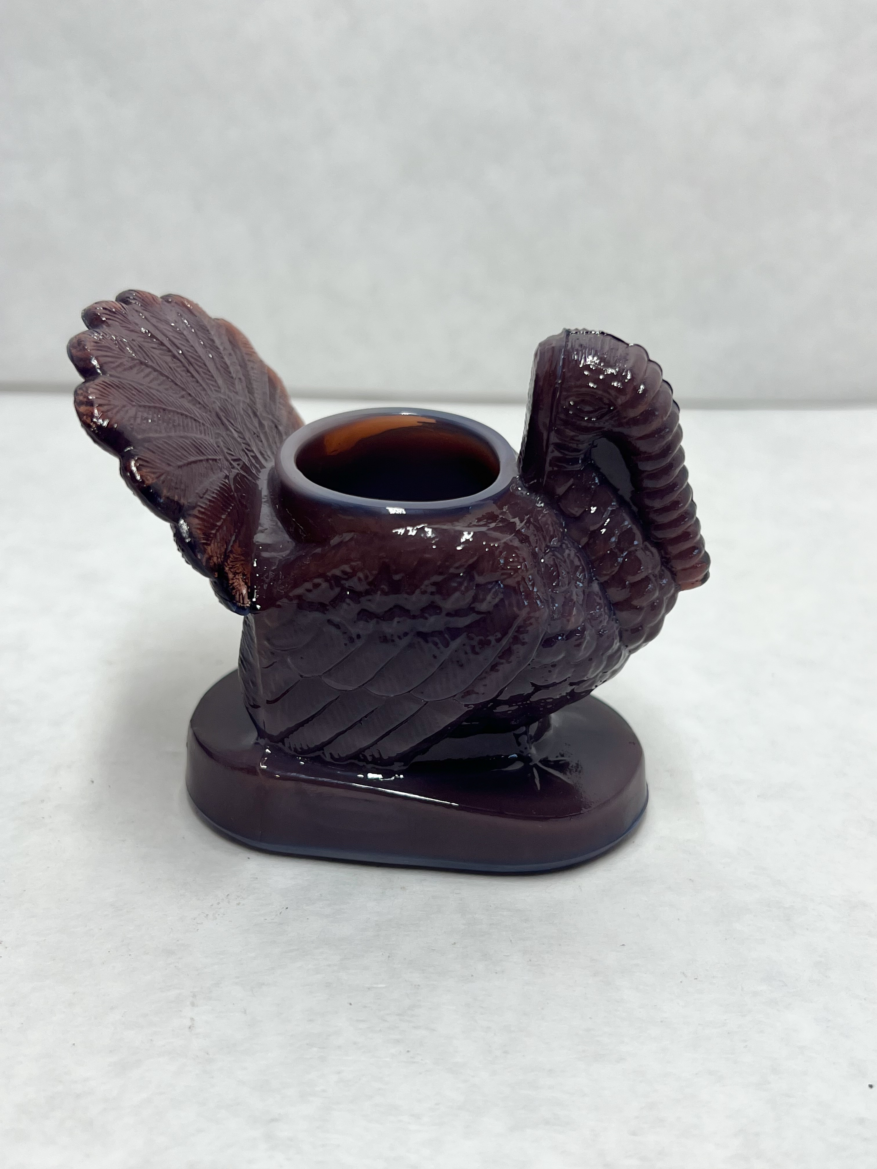 MOSSER PURPLE TURKEY TOOTHPICK HOLDER