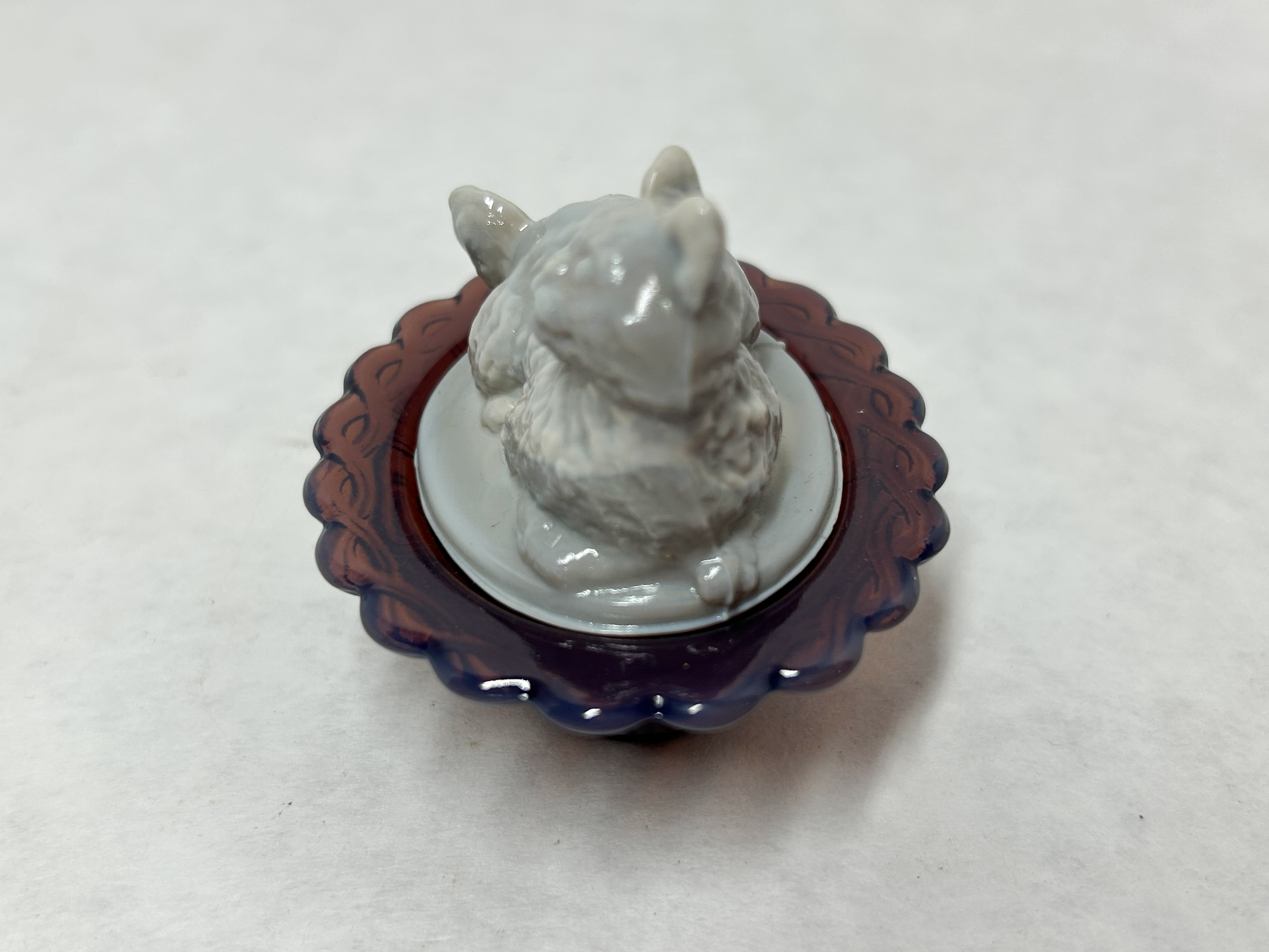 MOSSER GLASS SLAG CAT NEST