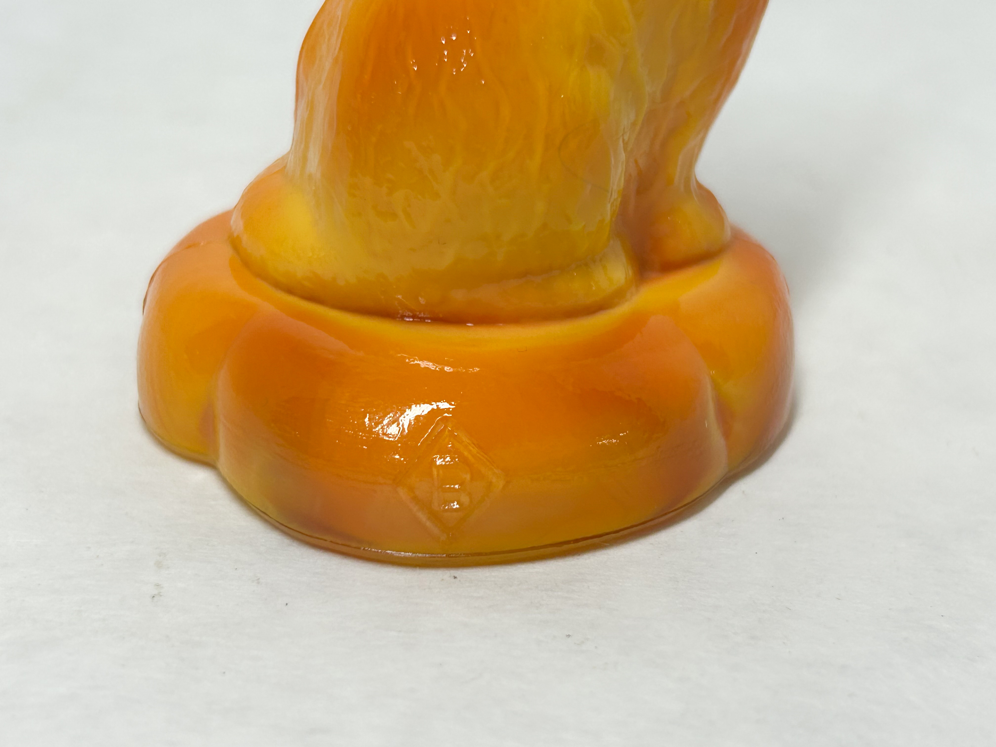 BOYD ORANGE SLAG KITTEN ON PILLOW