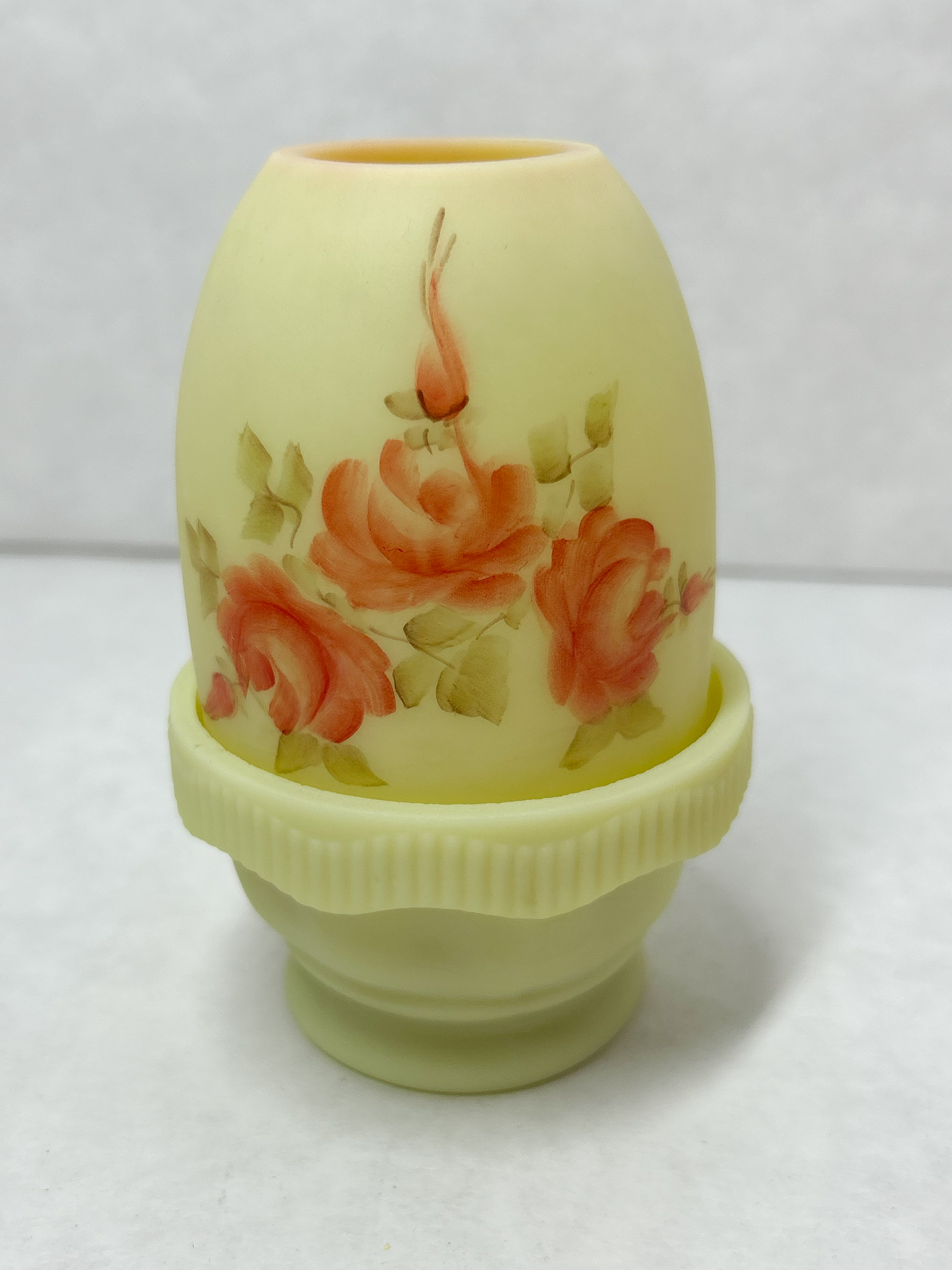 PEGGY BENNETT FENTON CUSTARD FAIRY LAMP, 1978