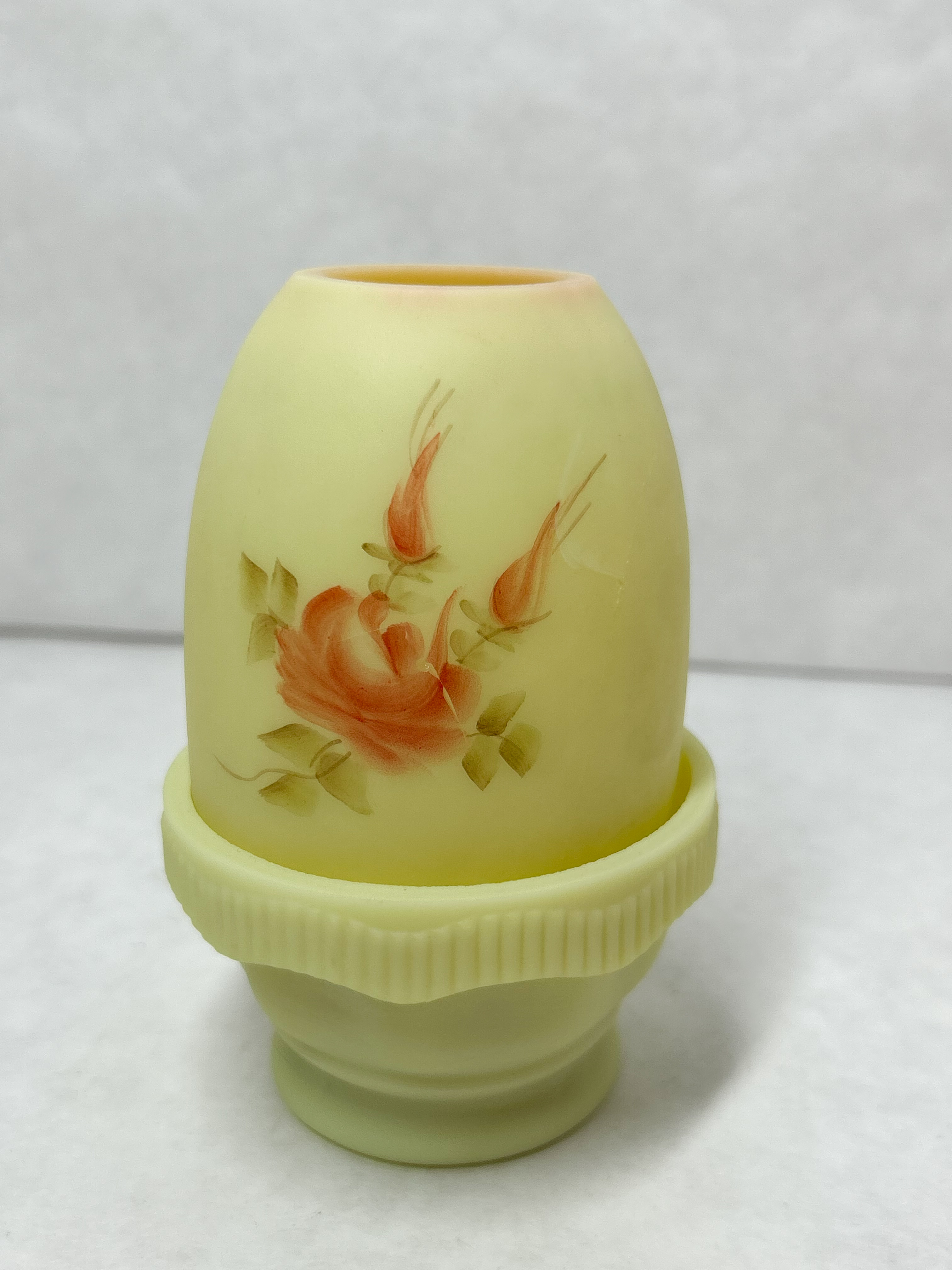 PEGGY BENNETT FENTON CUSTARD FAIRY LAMP, 1978