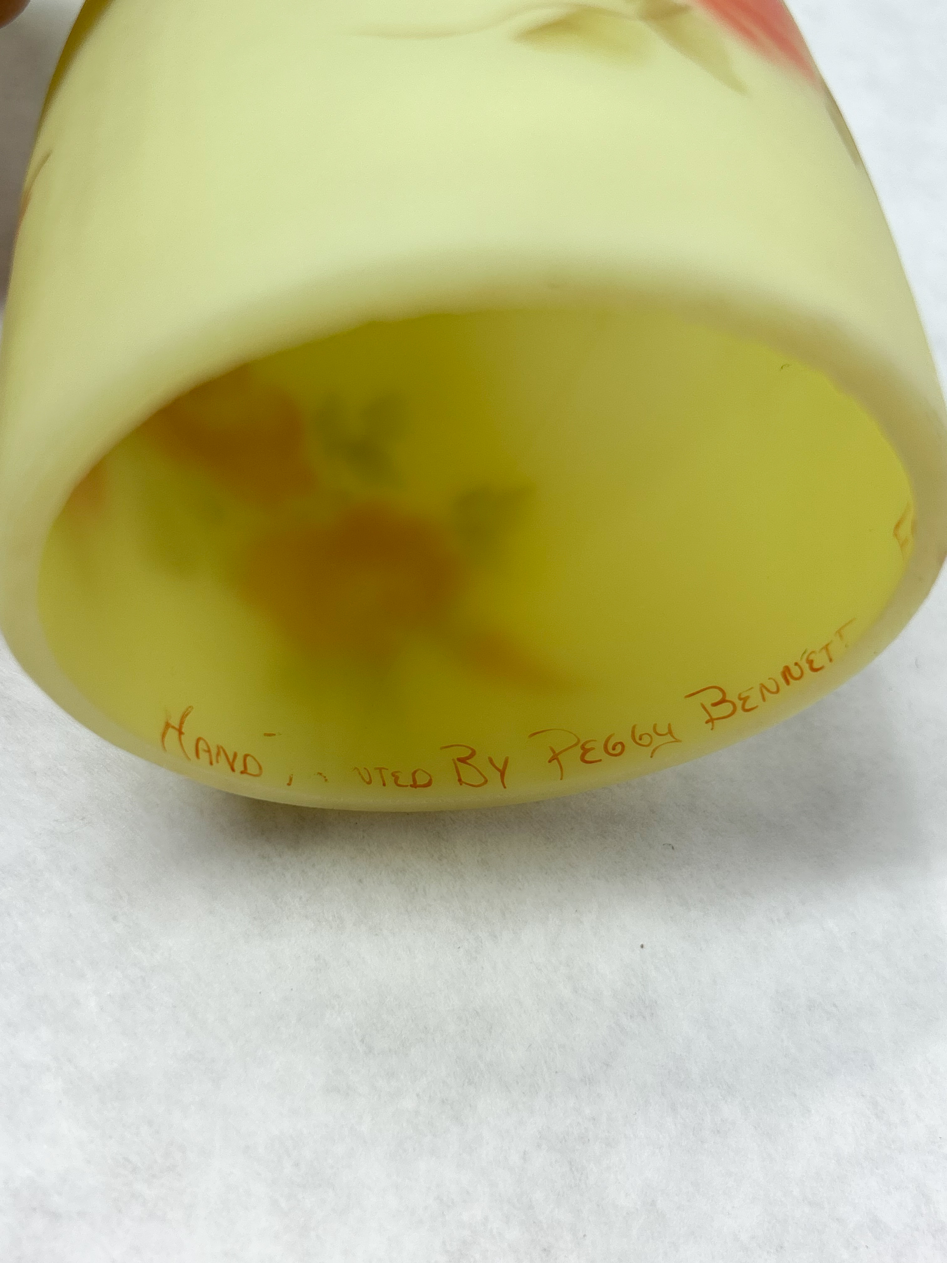 PEGGY BENNETT FENTON CUSTARD FAIRY LAMP, 1978
