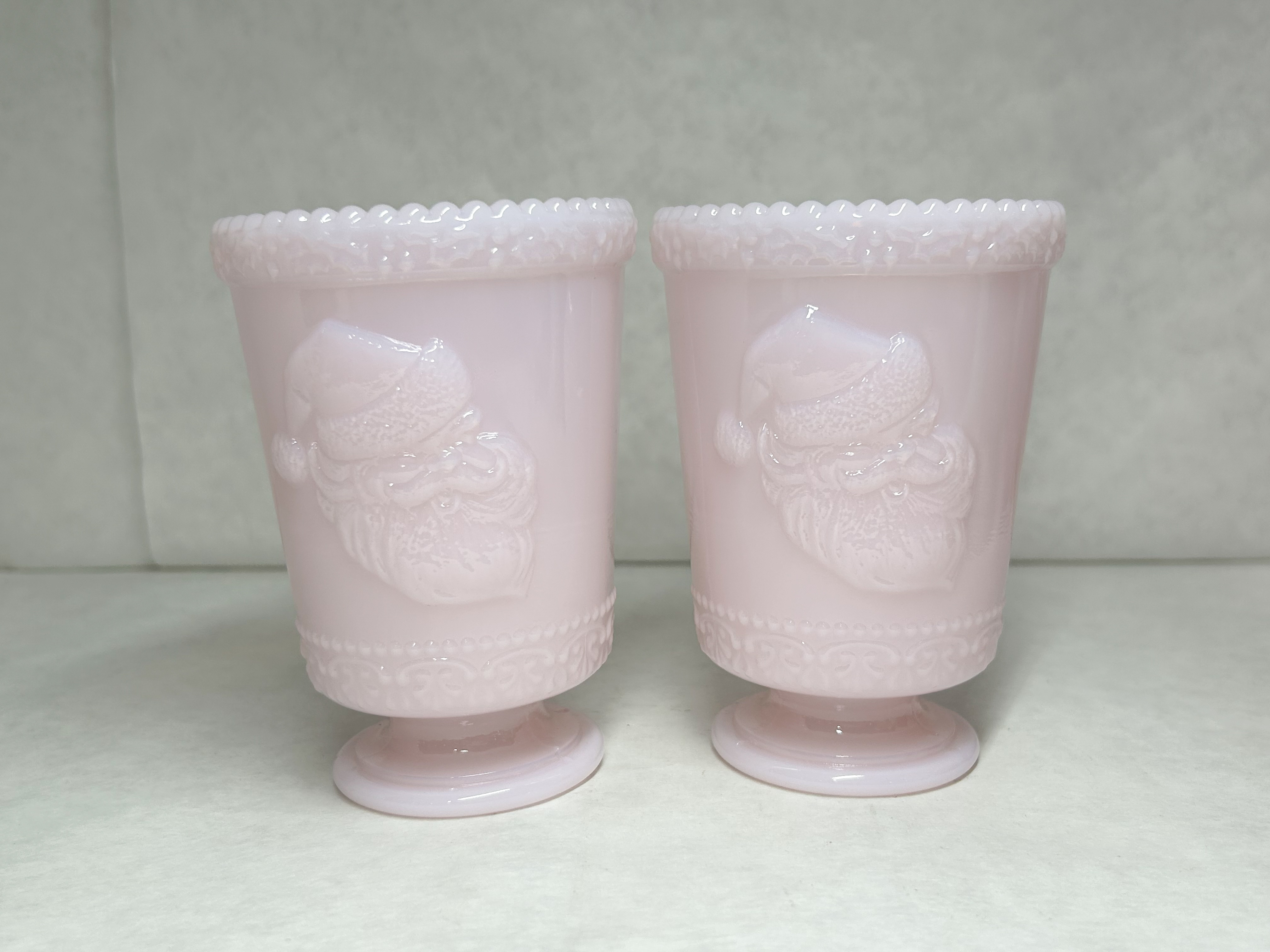 MOSSER CROWN TUSCAN SANTA TUMBLERS
