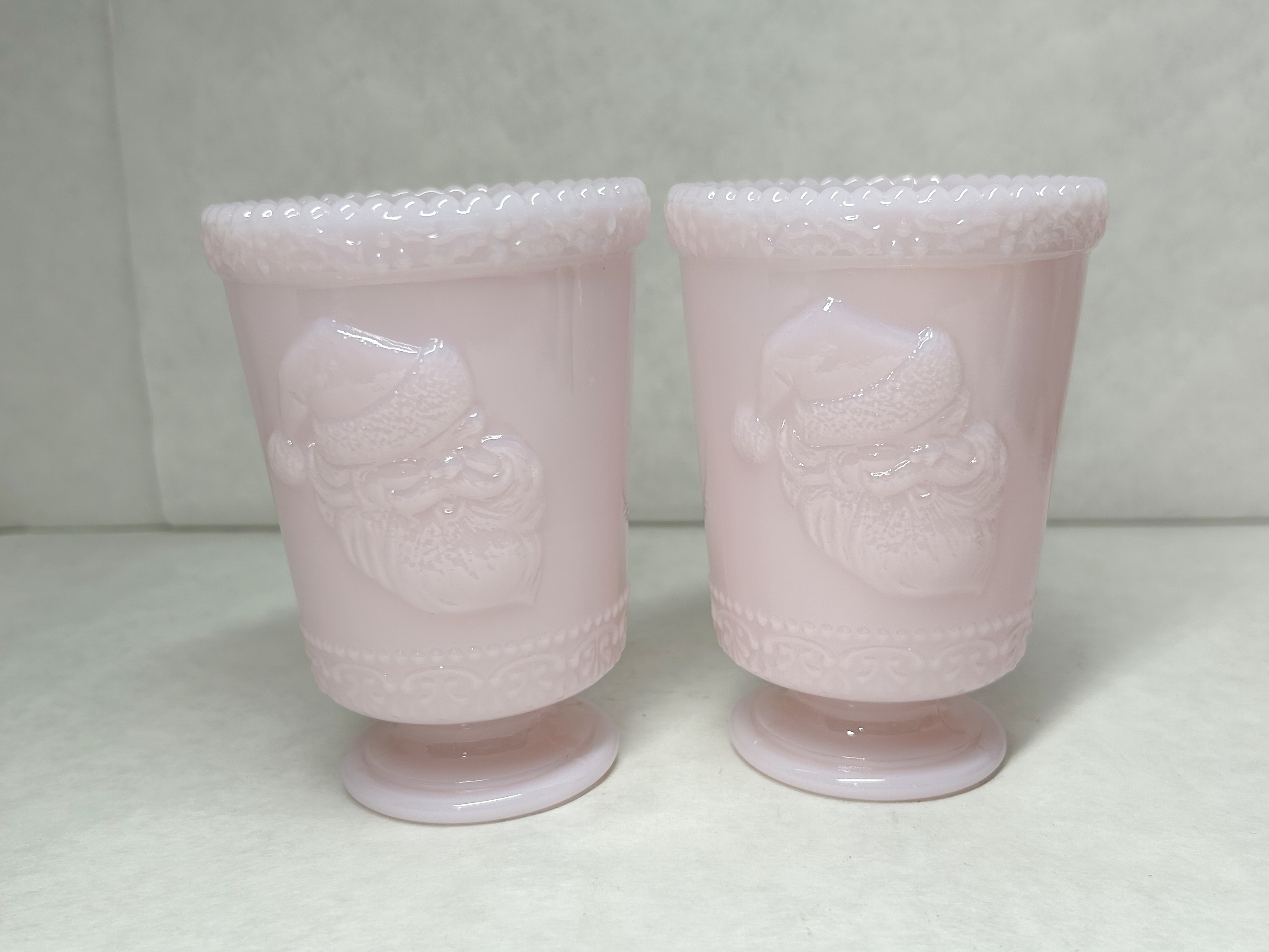 MOSSER CROWN TUSCAN SANTA TUMBLERS