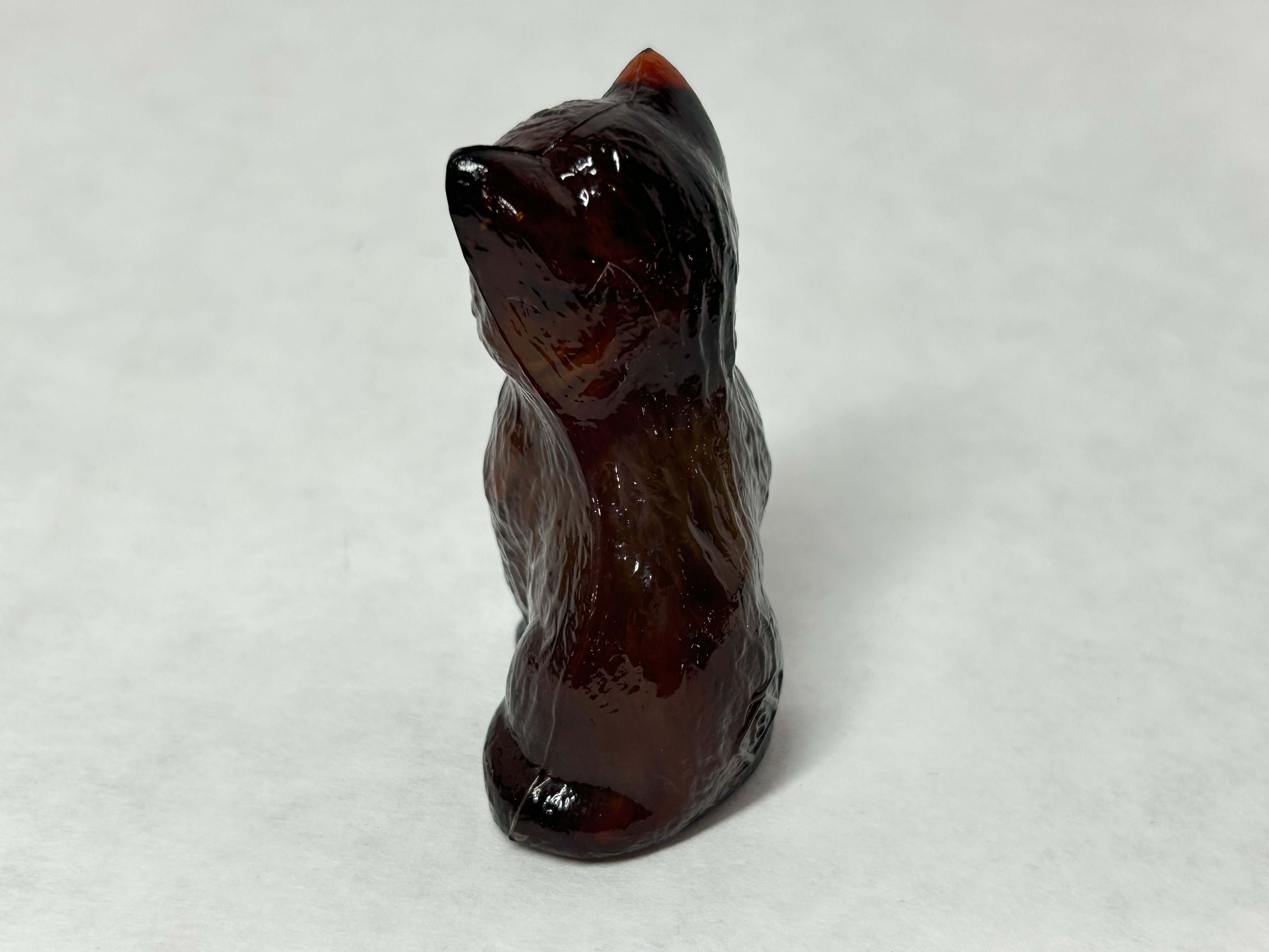 BOYD MISS COTTON DARK AMBER GLASS KITTEN