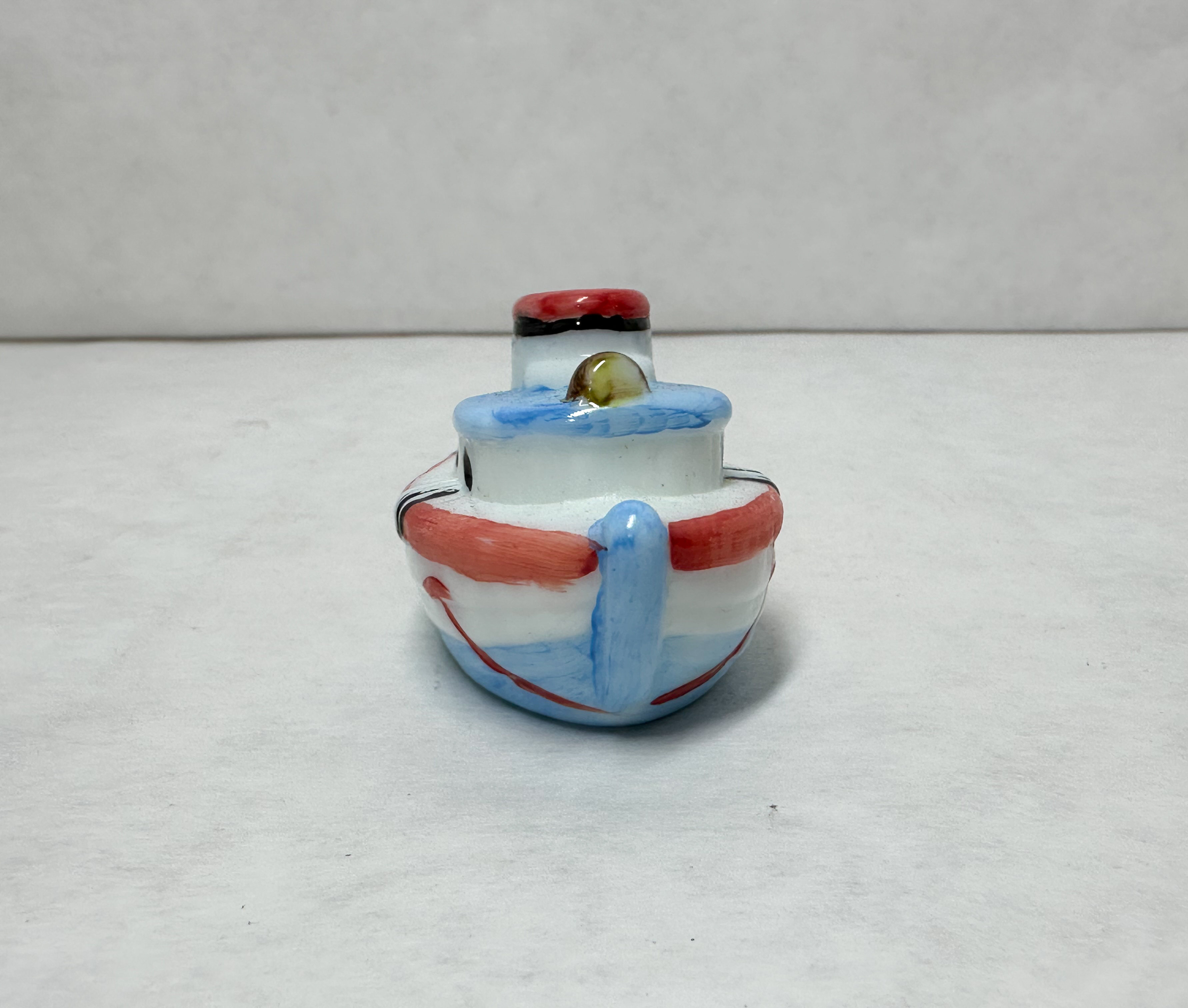 BOYD TEDDY TUGBOAT HAND-PAINTED