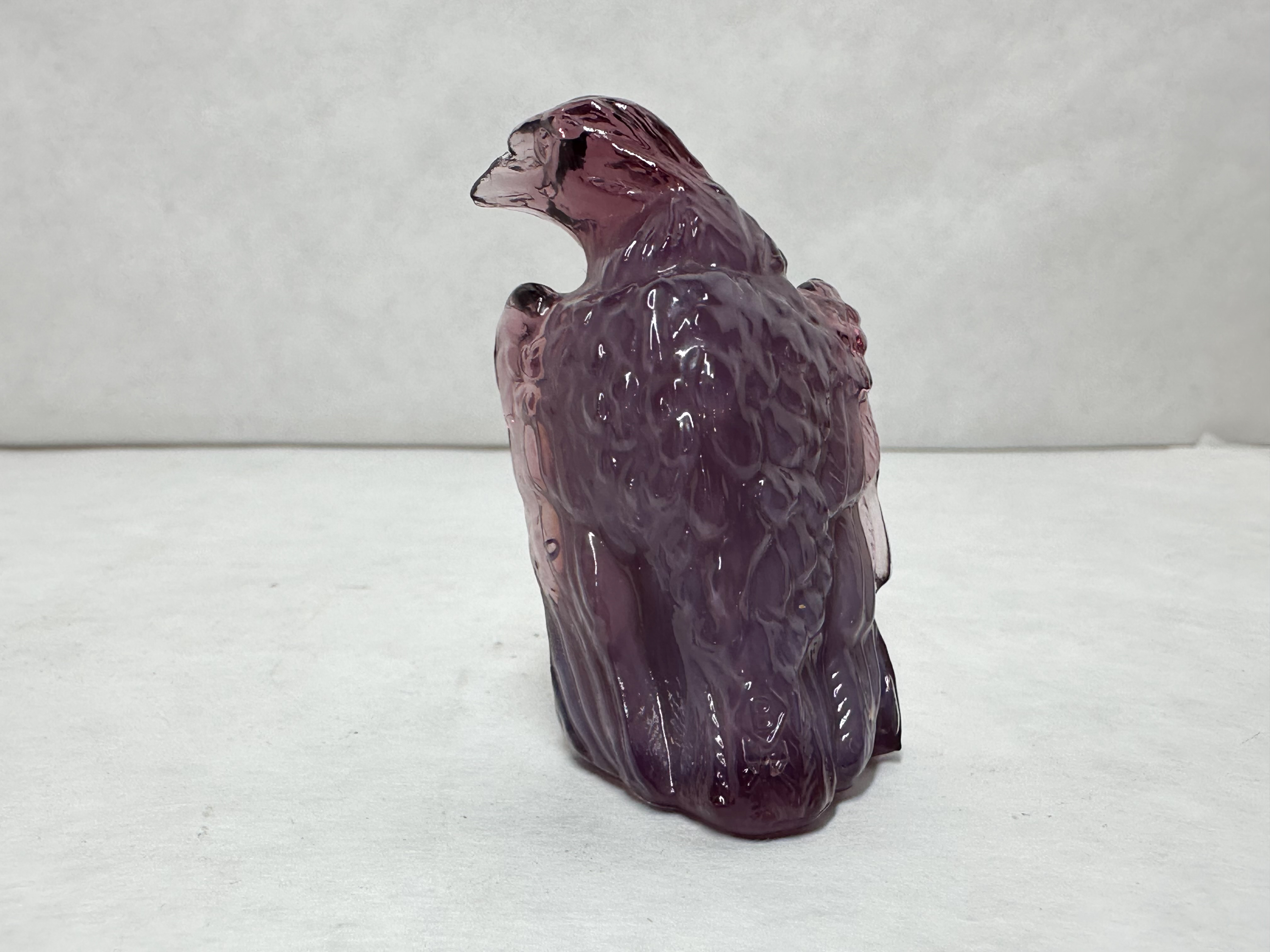 BOYD BERNIE EAGLE AMETHYST GLASS