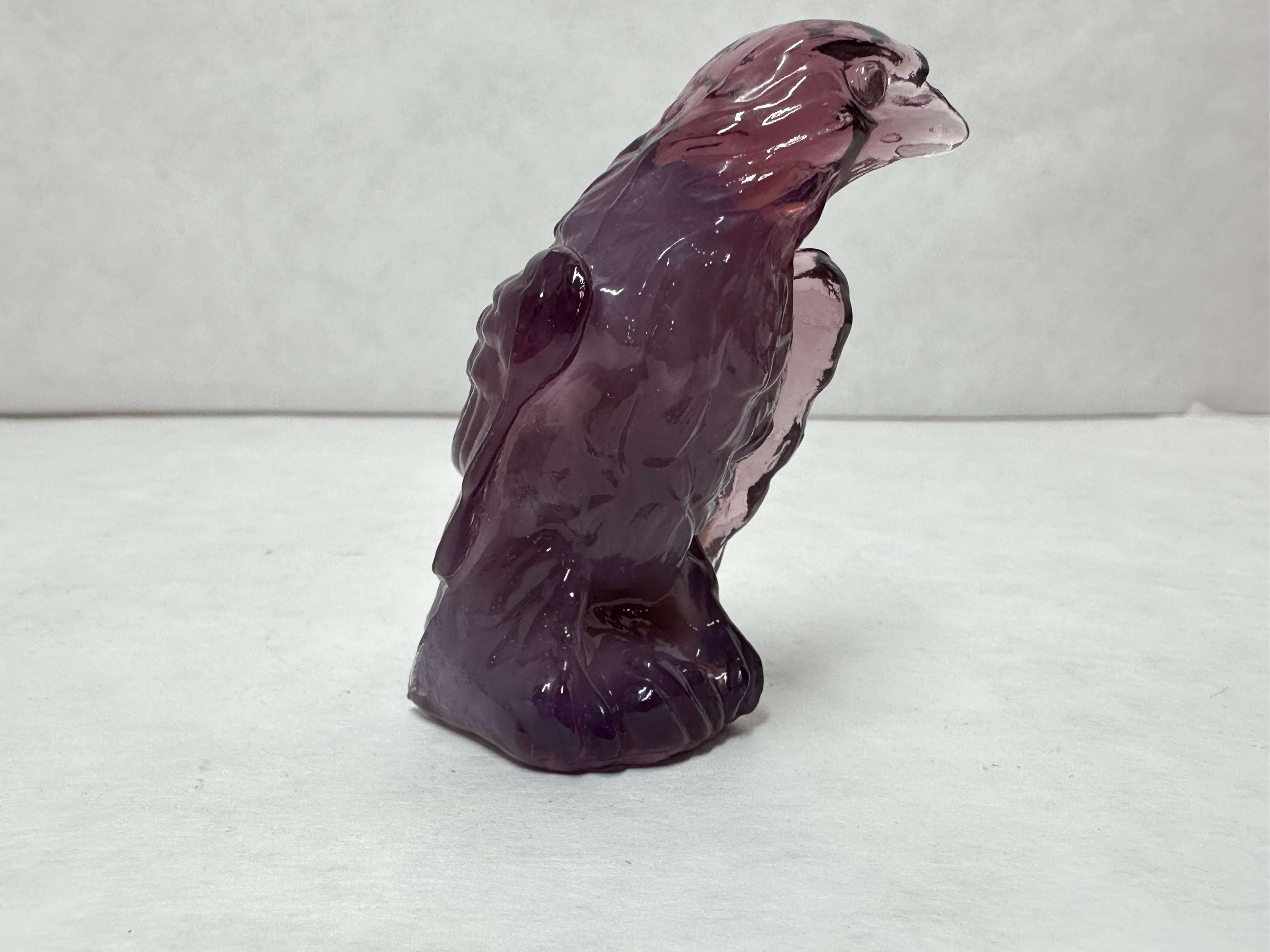 BOYD BERNIE EAGLE AMETHYST GLASS