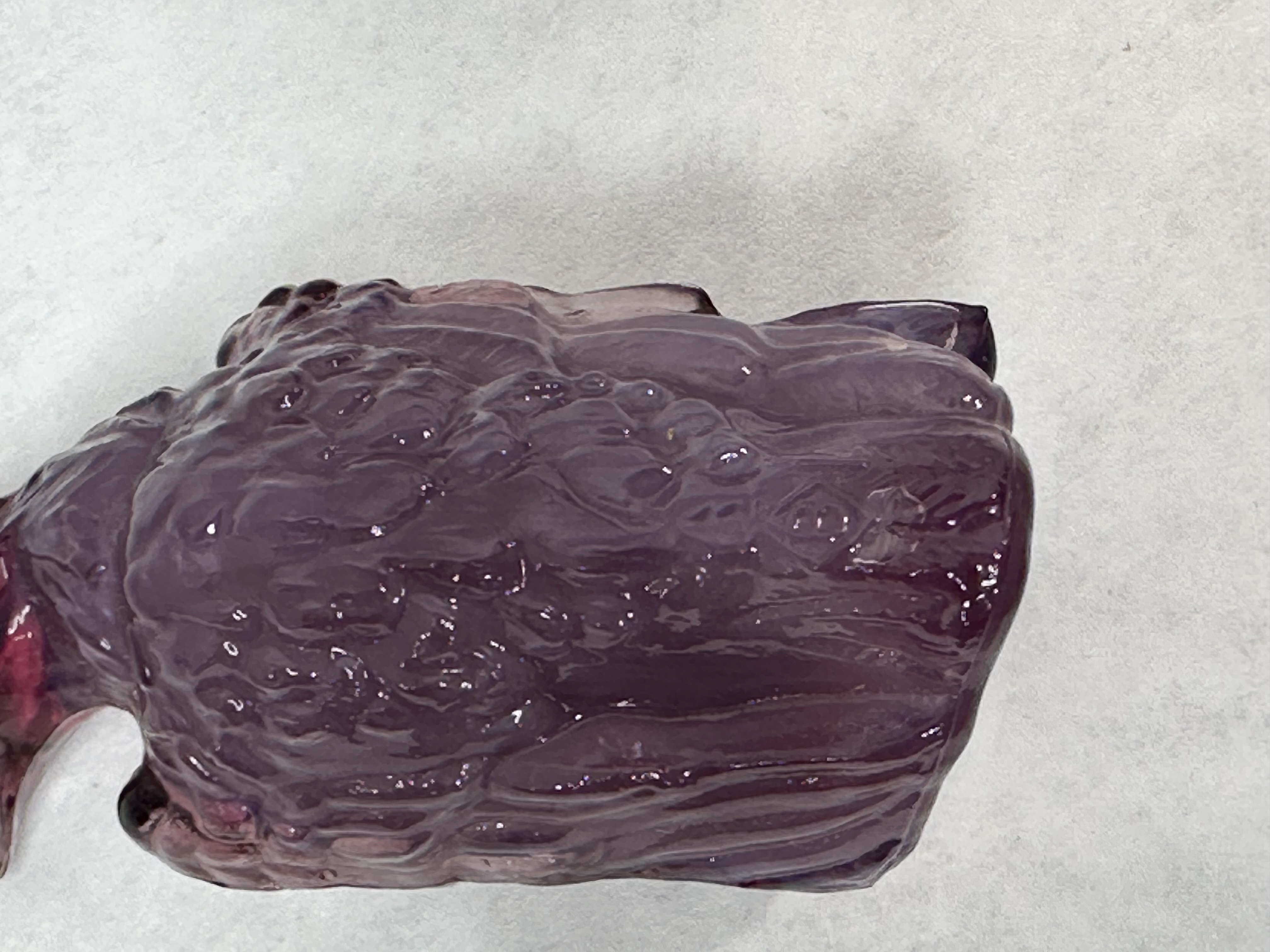 BOYD BERNIE EAGLE AMETHYST GLASS