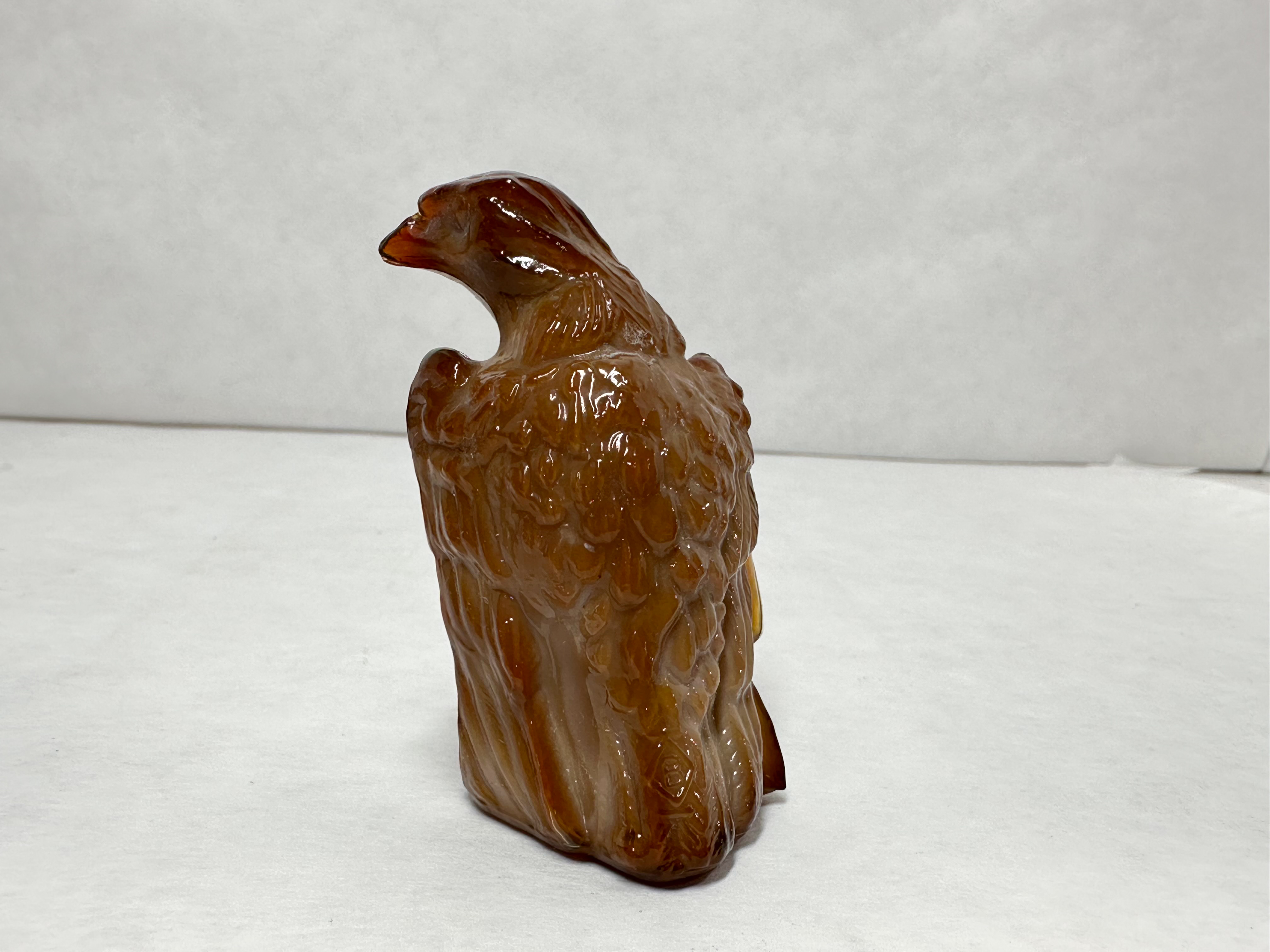 BOYD BERNIE THE EAGLE CARAMEL SLAG GLASS 1978–1983