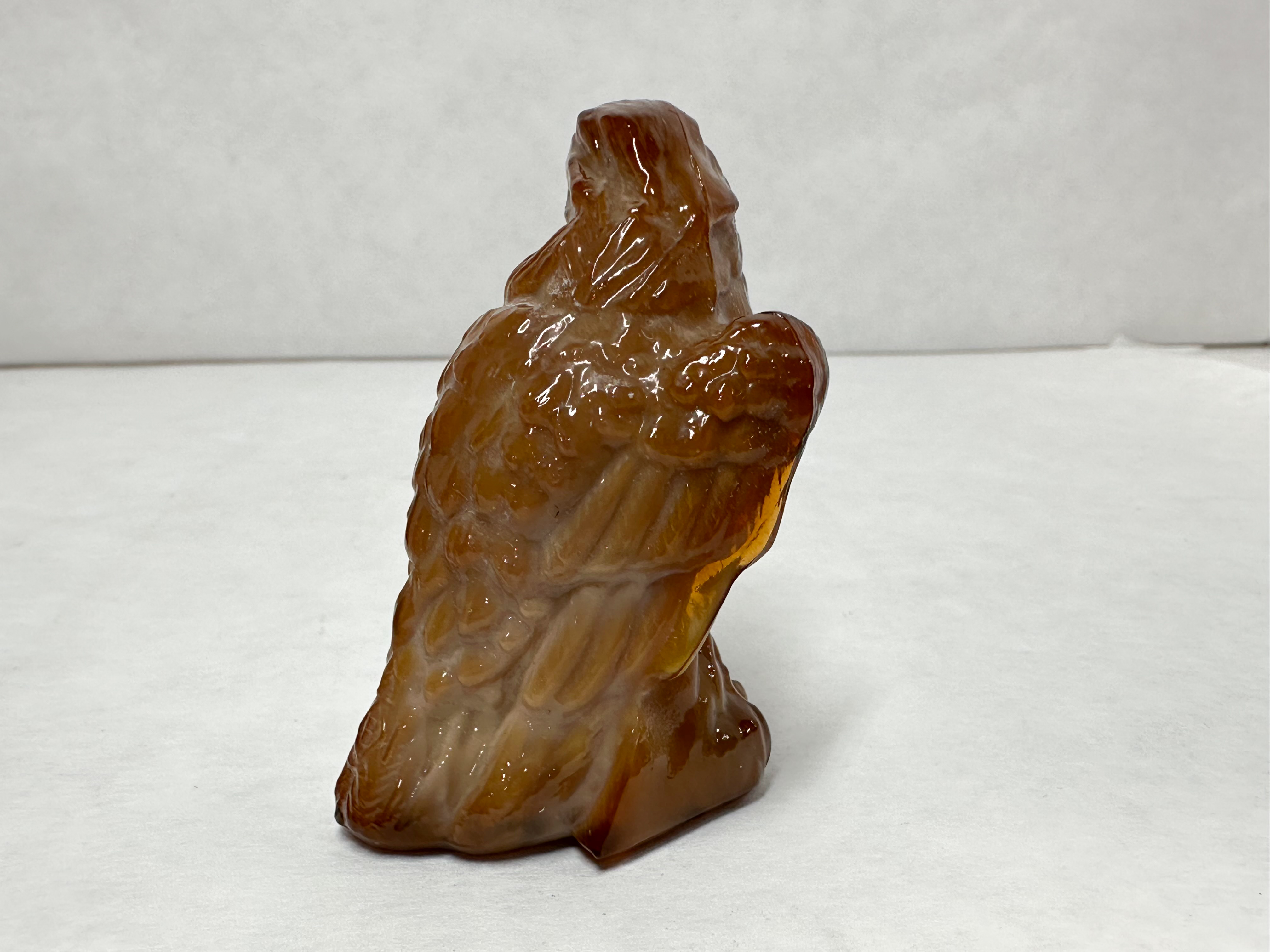 BOYD BERNIE THE EAGLE CARAMEL SLAG GLASS 1978–1983