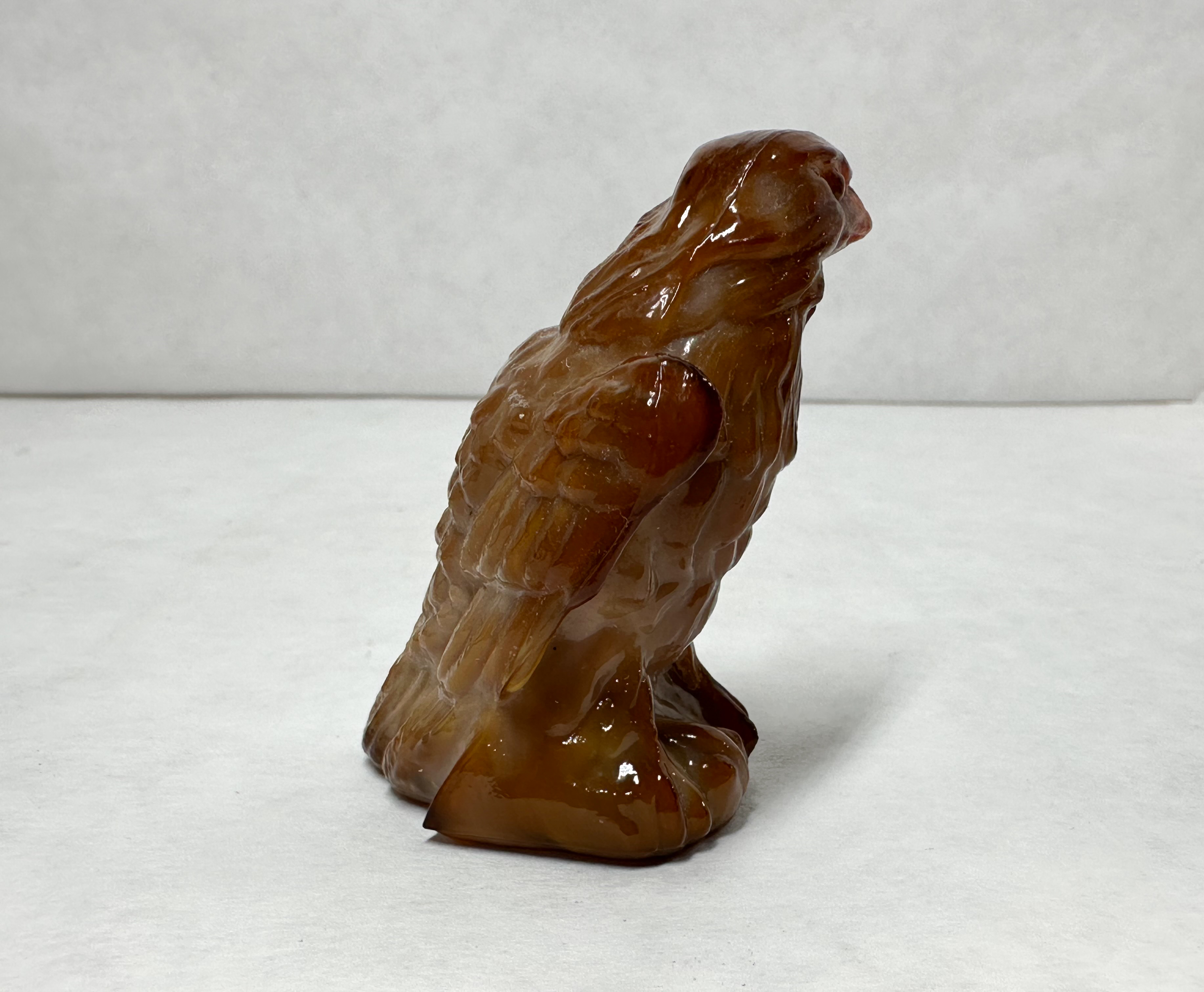 BOYD BERNIE THE EAGLE CARAMEL SLAG GLASS 1978–1983