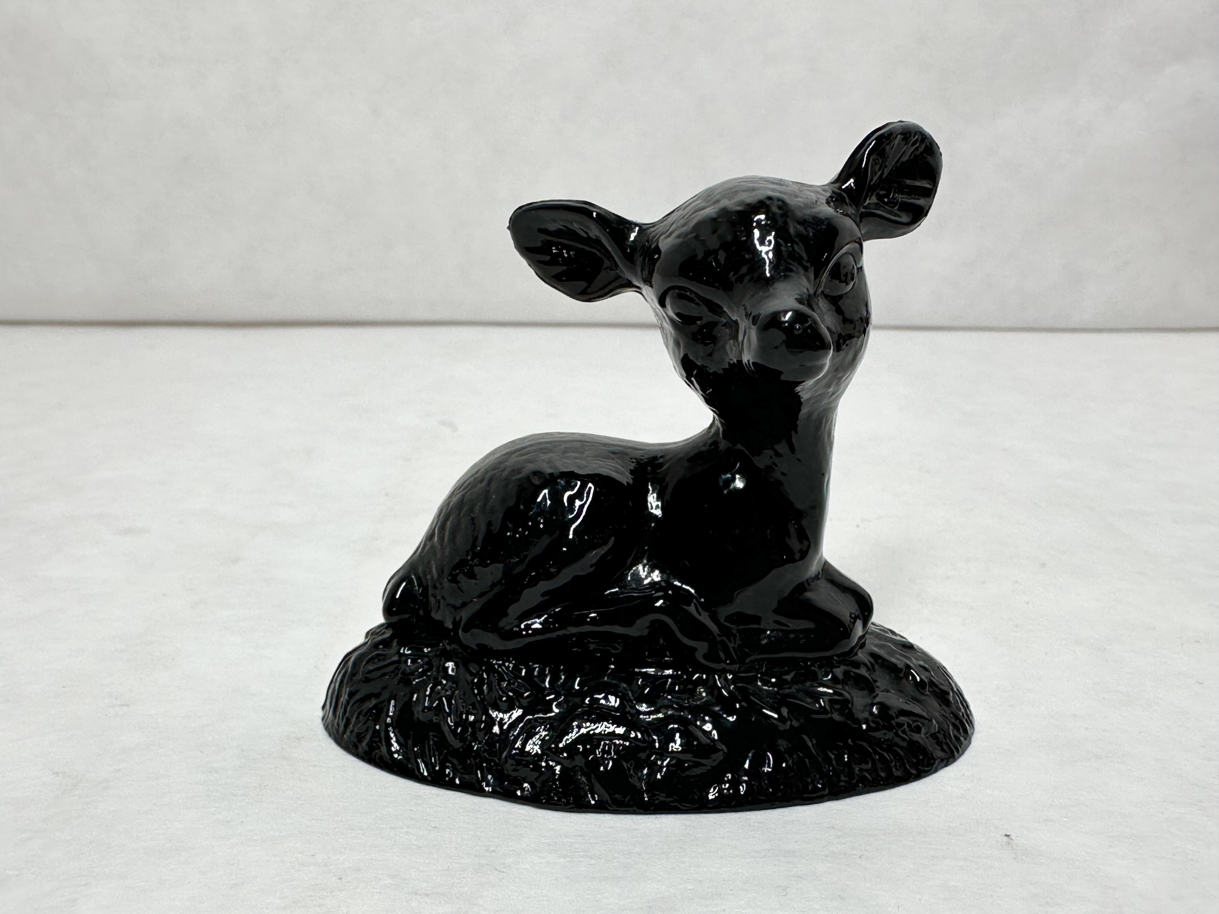 BOYD BINGO DEER BLACK GLAZED