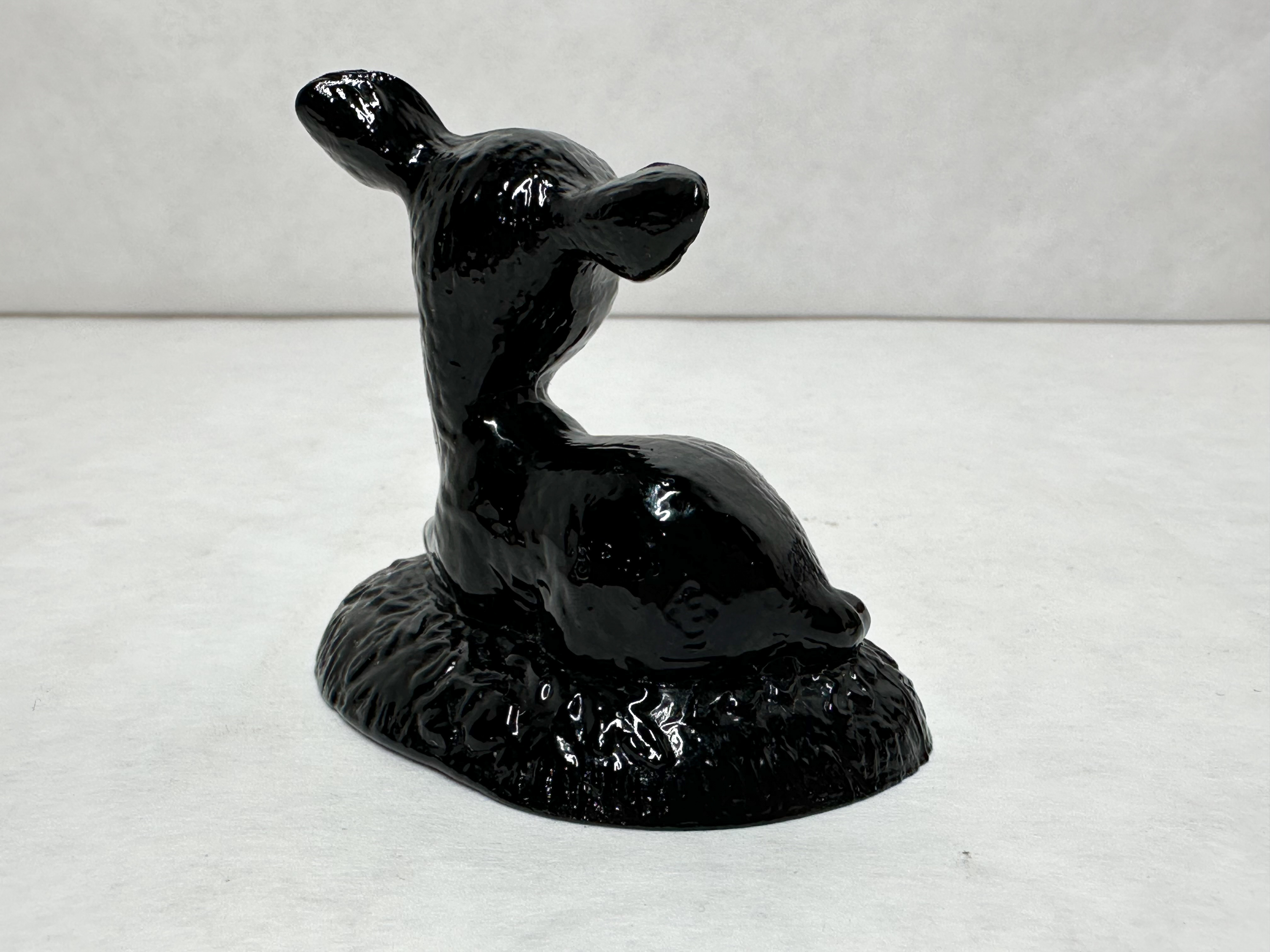 BOYD BINGO DEER BLACK GLAZED