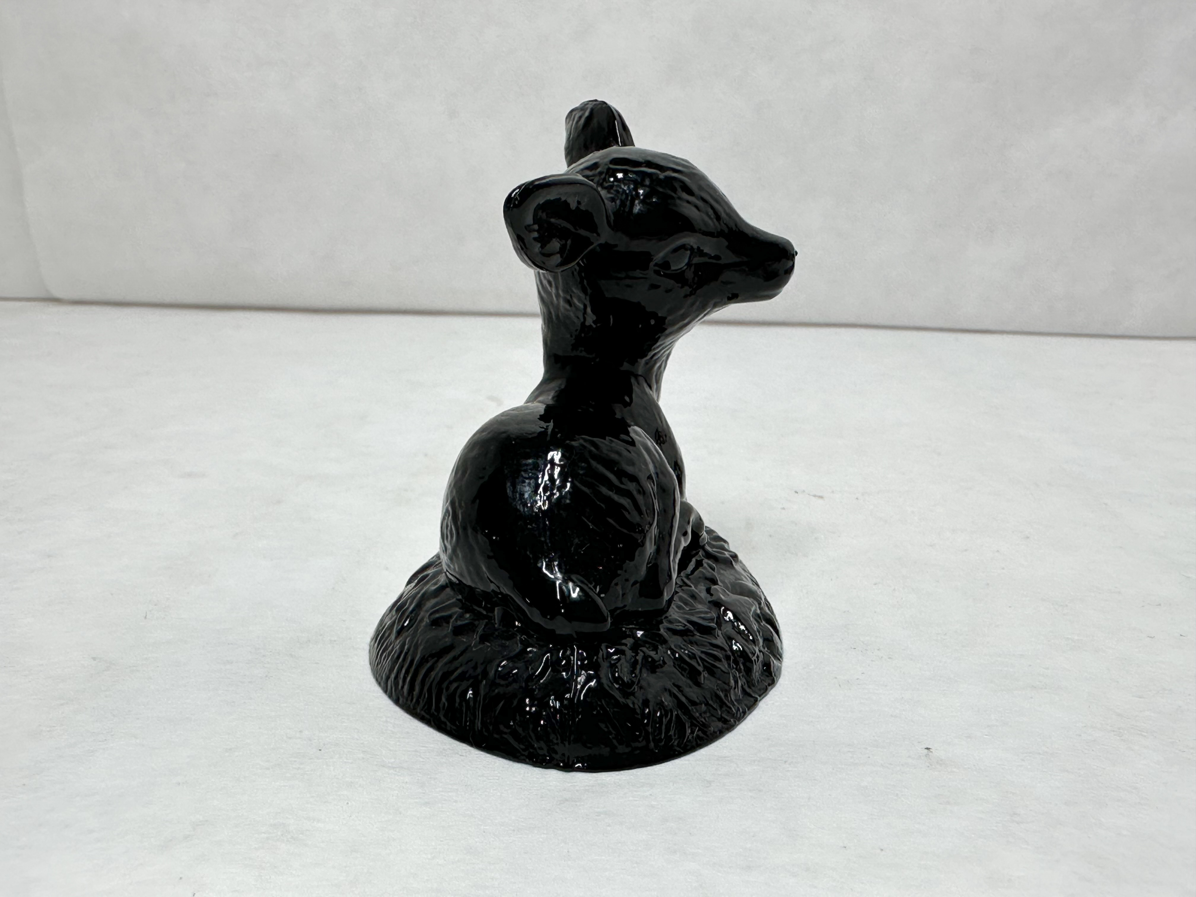 BOYD BINGO DEER BLACK GLAZED