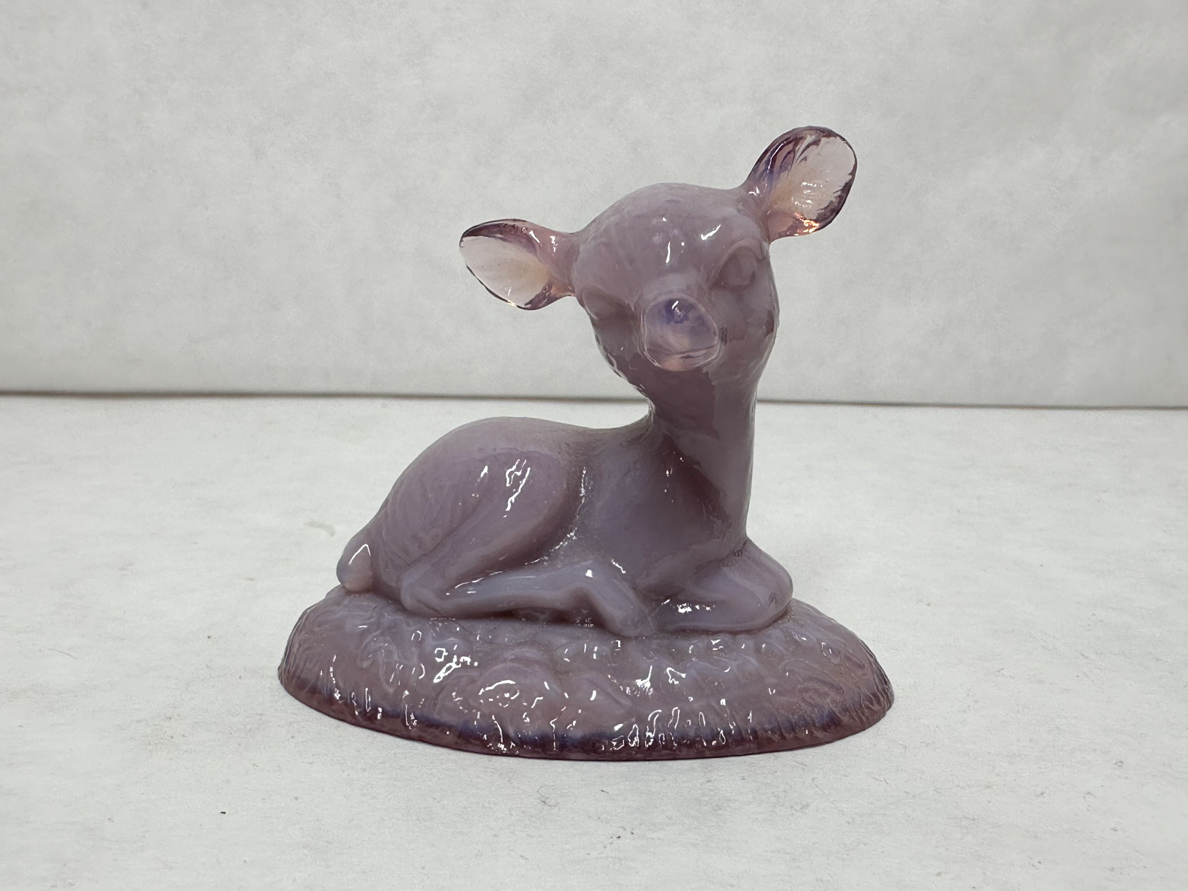BOYD BINGO DEER PURPLE GLASS