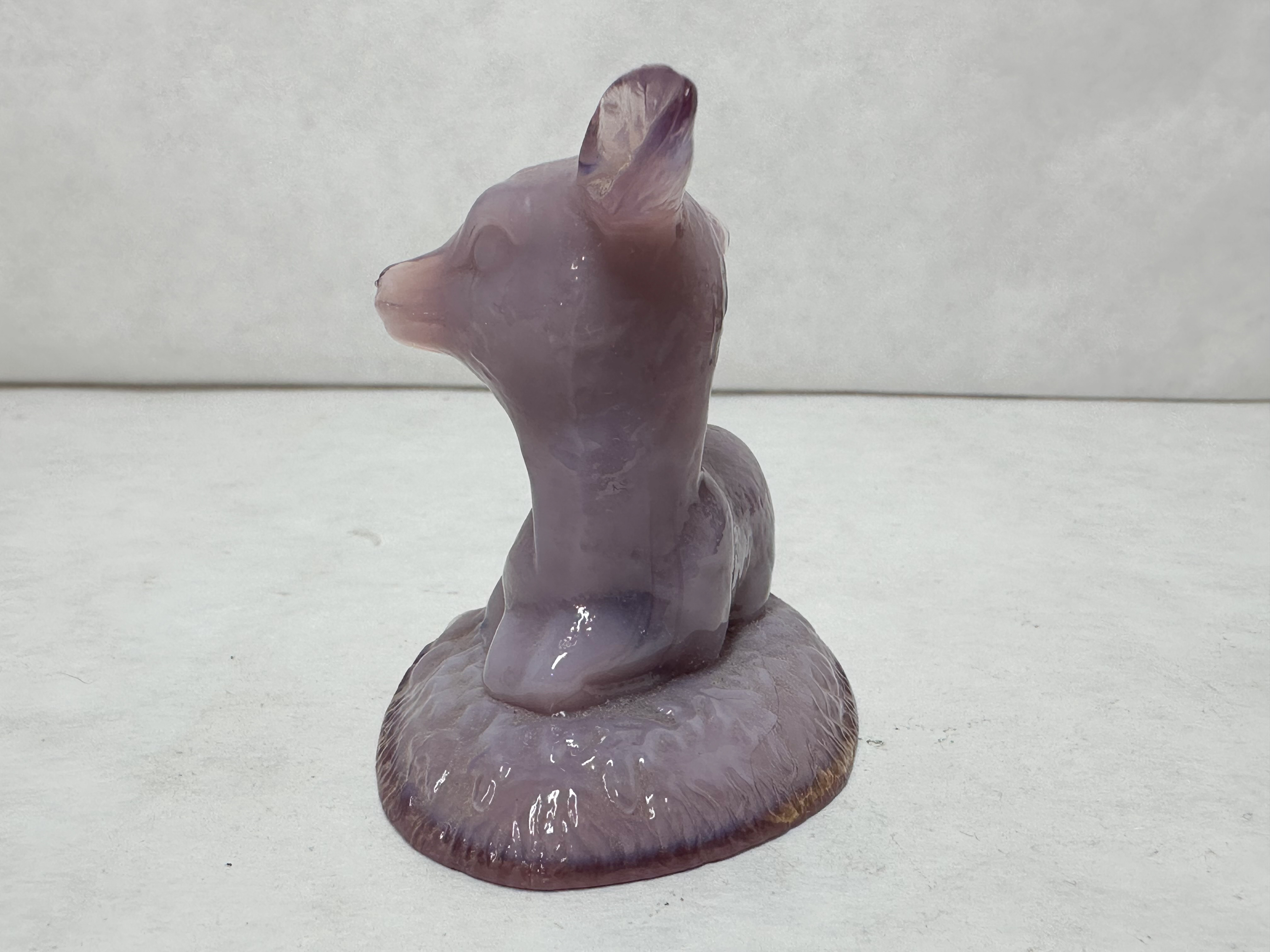 BOYD BINGO DEER PURPLE GLASS