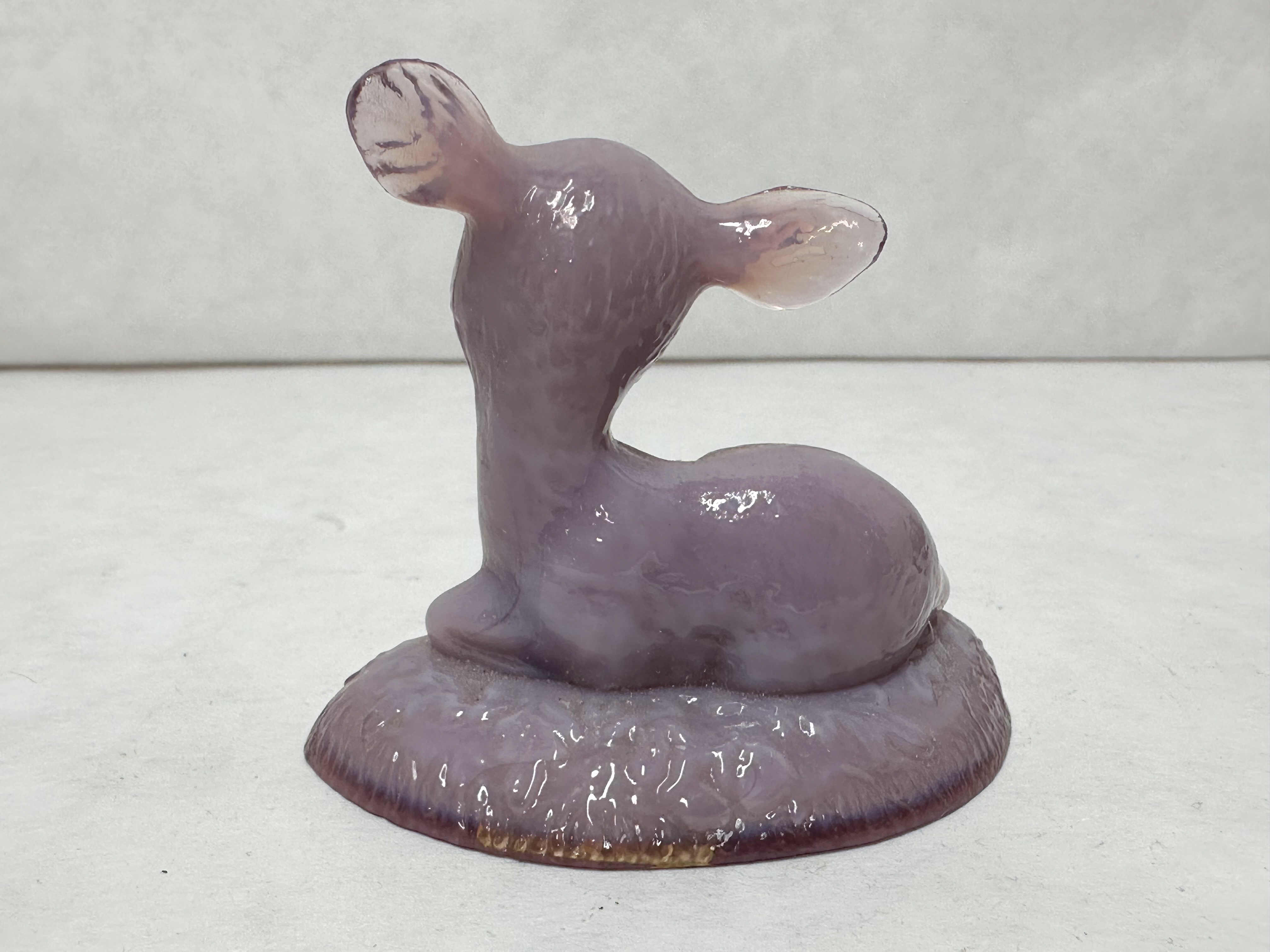 BOYD BINGO DEER PURPLE GLASS