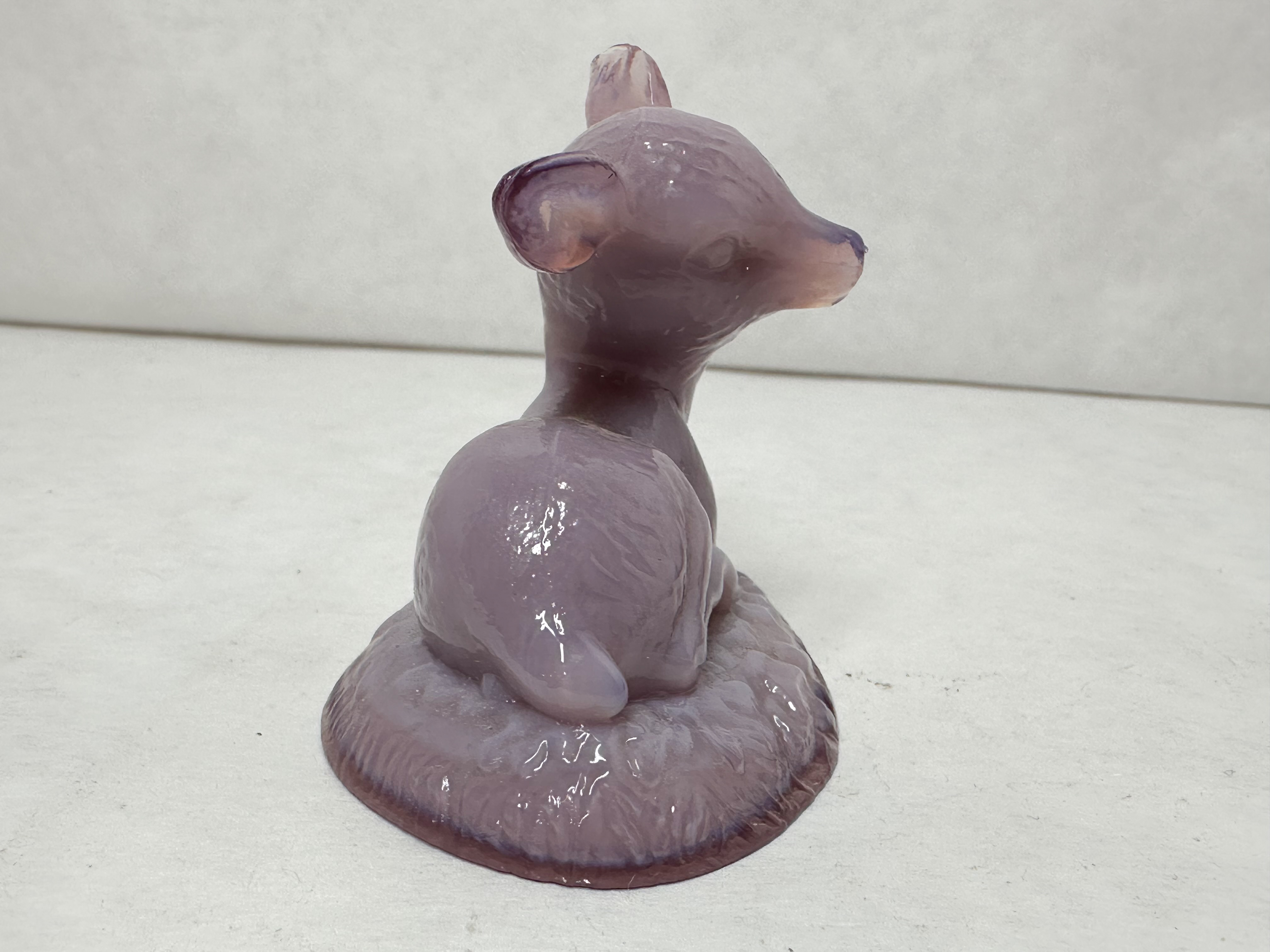 BOYD BINGO DEER PURPLE GLASS