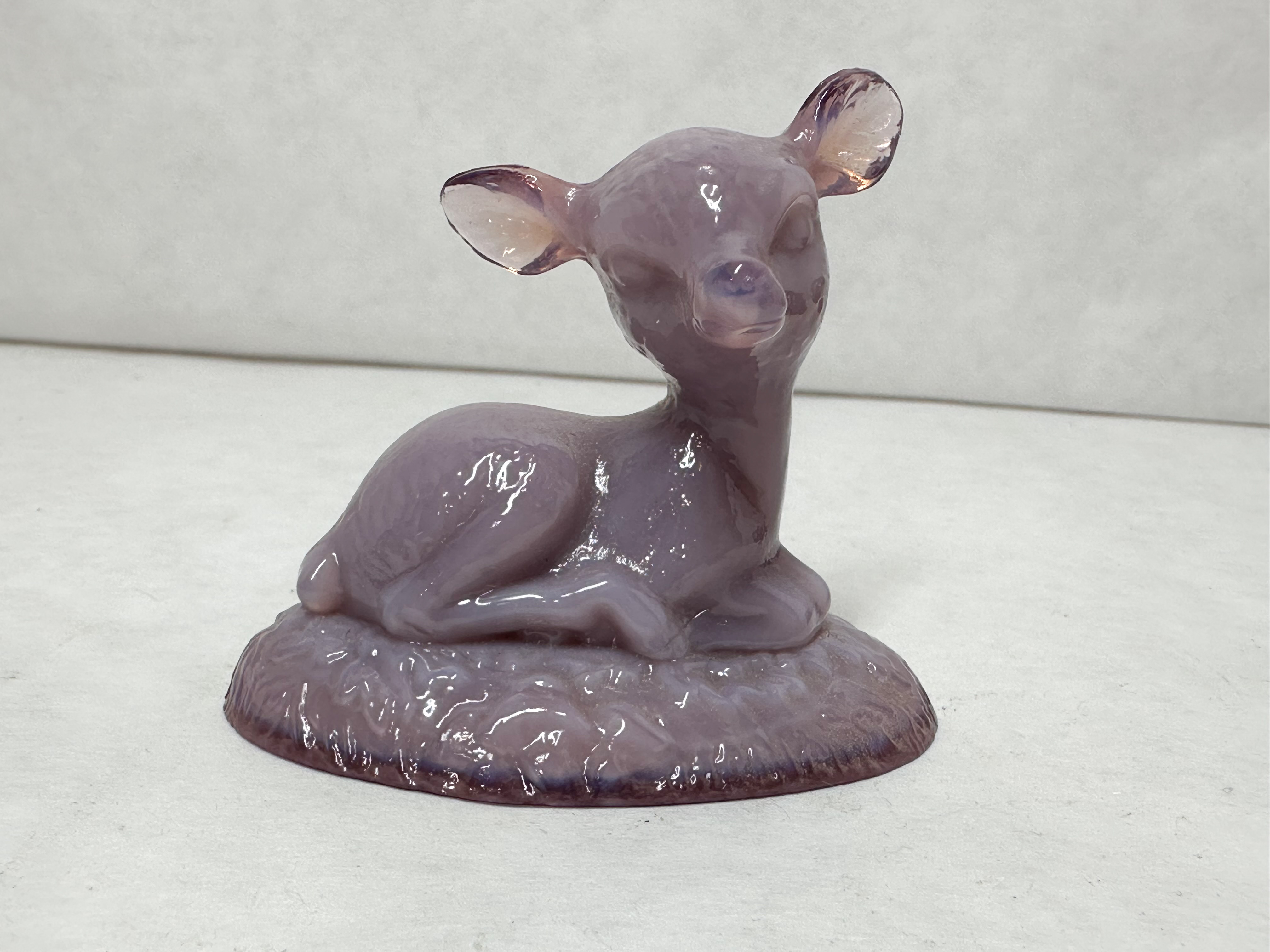 BOYD BINGO DEER PURPLE GLASS