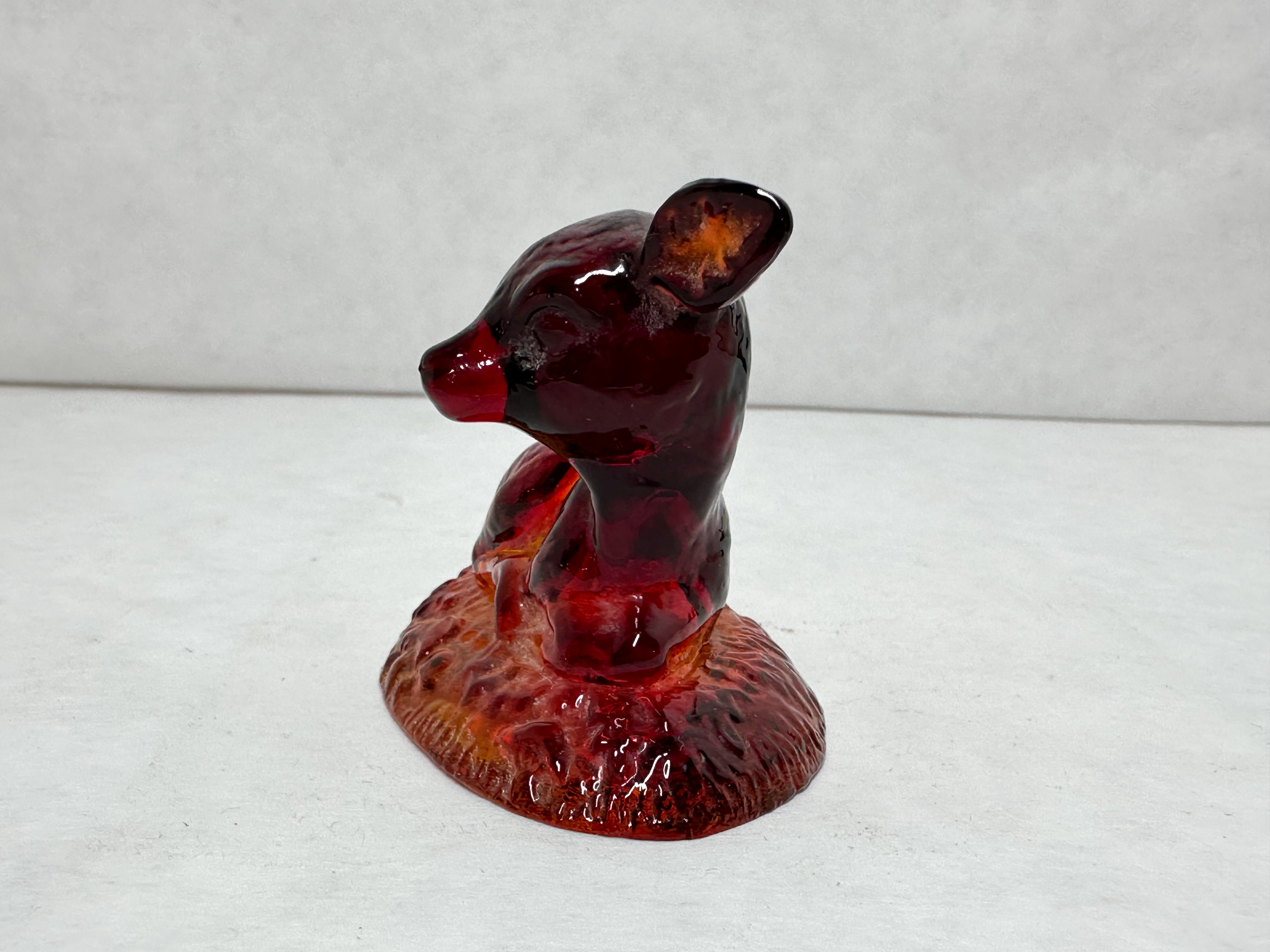 BOYD BINGO DEER AMBERINA GLASS