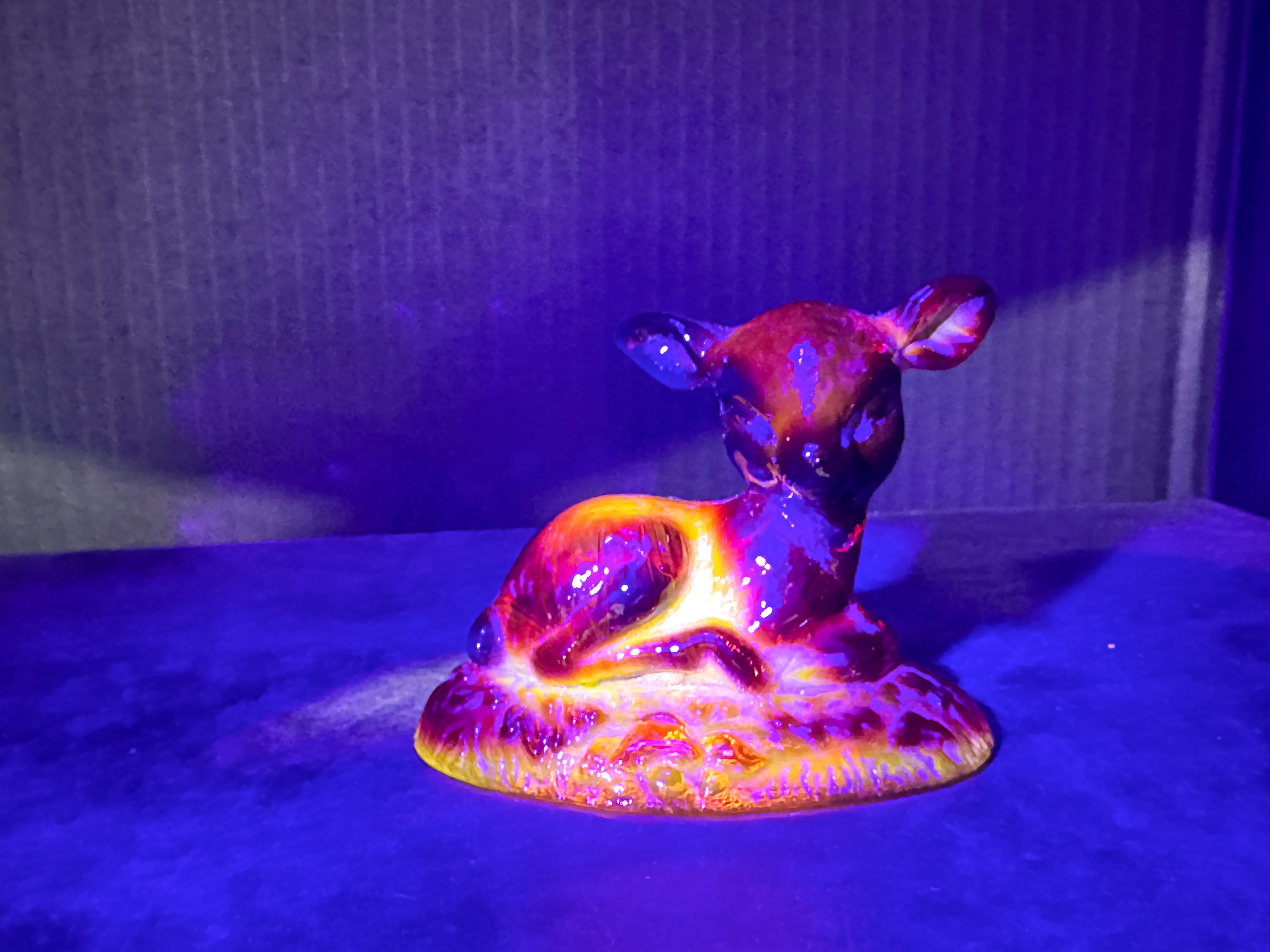 BOYD BINGO DEER AMBERINA GLASS