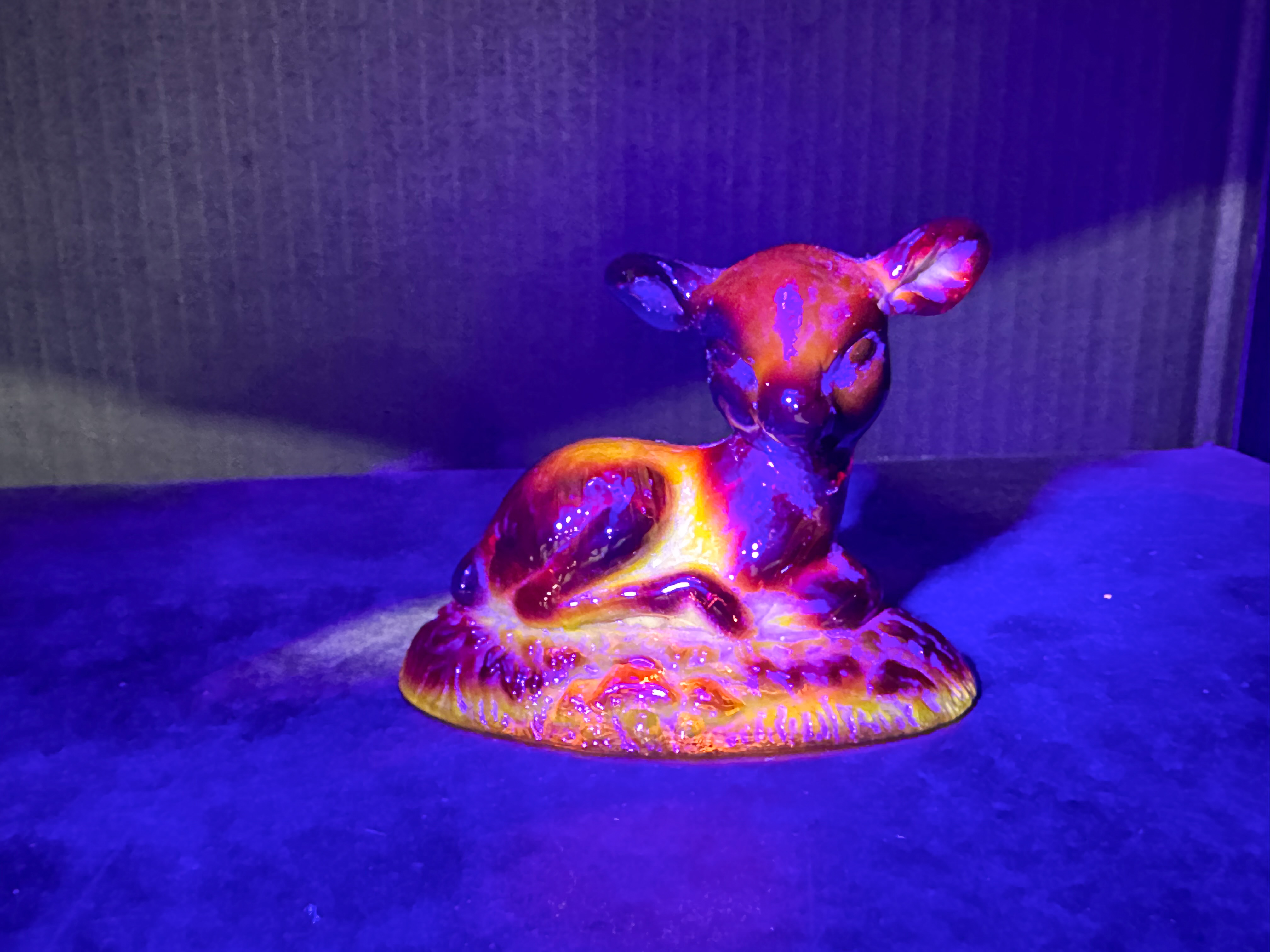 BOYD BINGO DEER AMBERINA GLASS