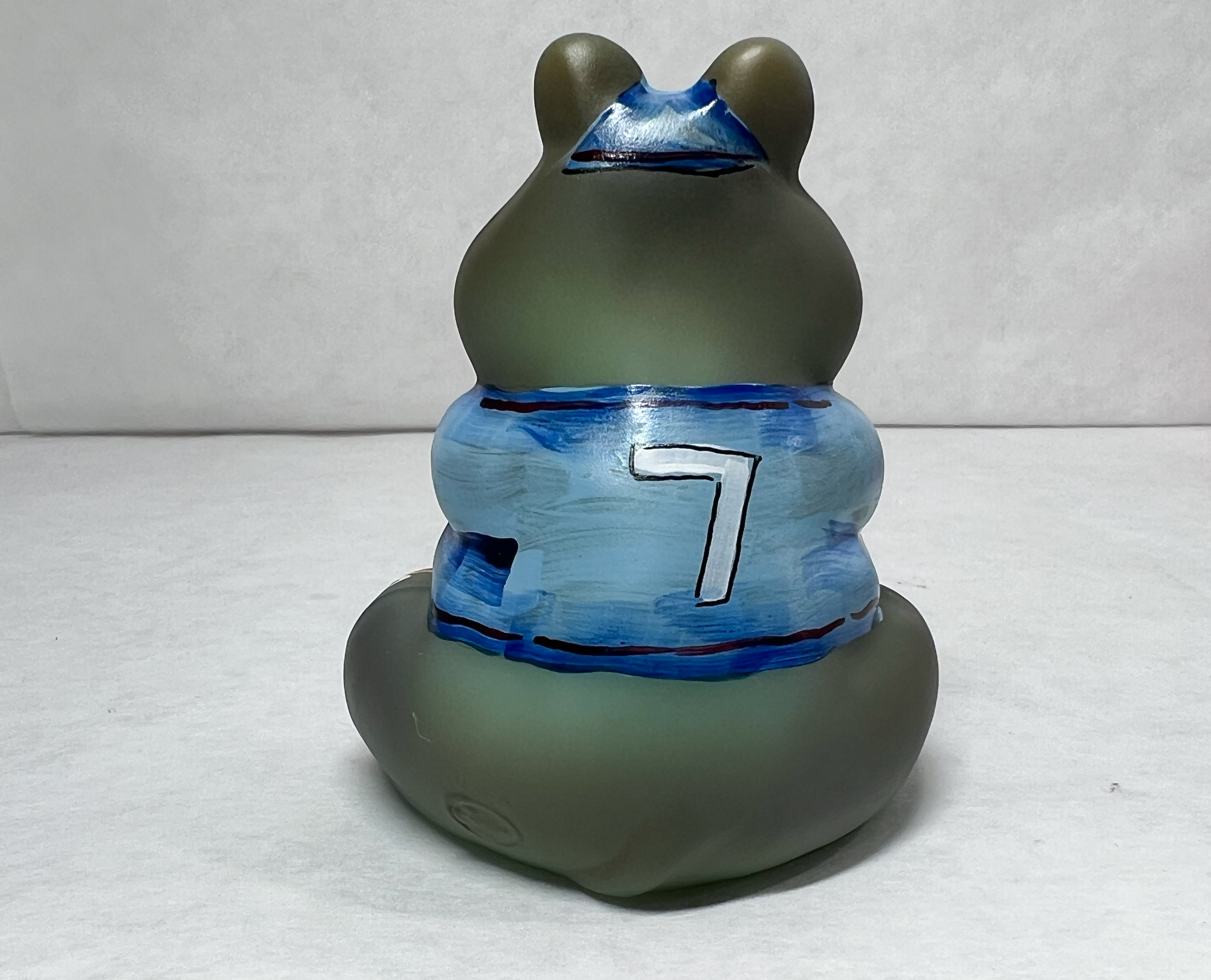 BARLEY PAINTED GLASS BASEBALL HIPPO, 2020 14/24