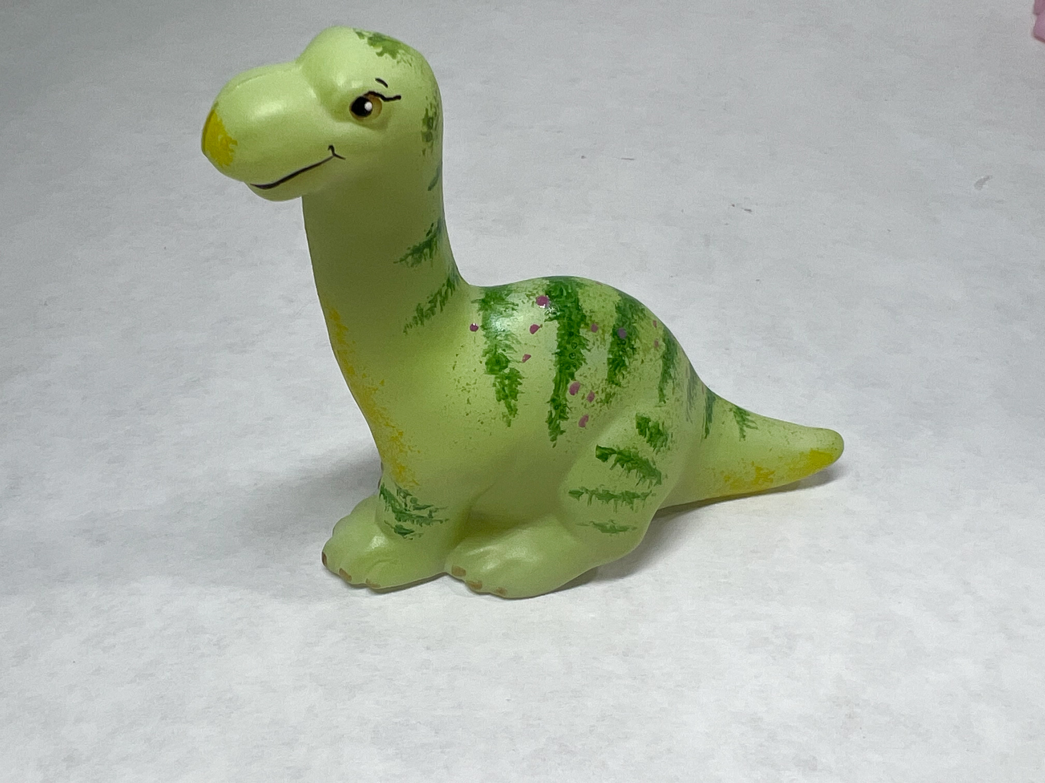 FENTON GREEN STRIPED DINOSAUR