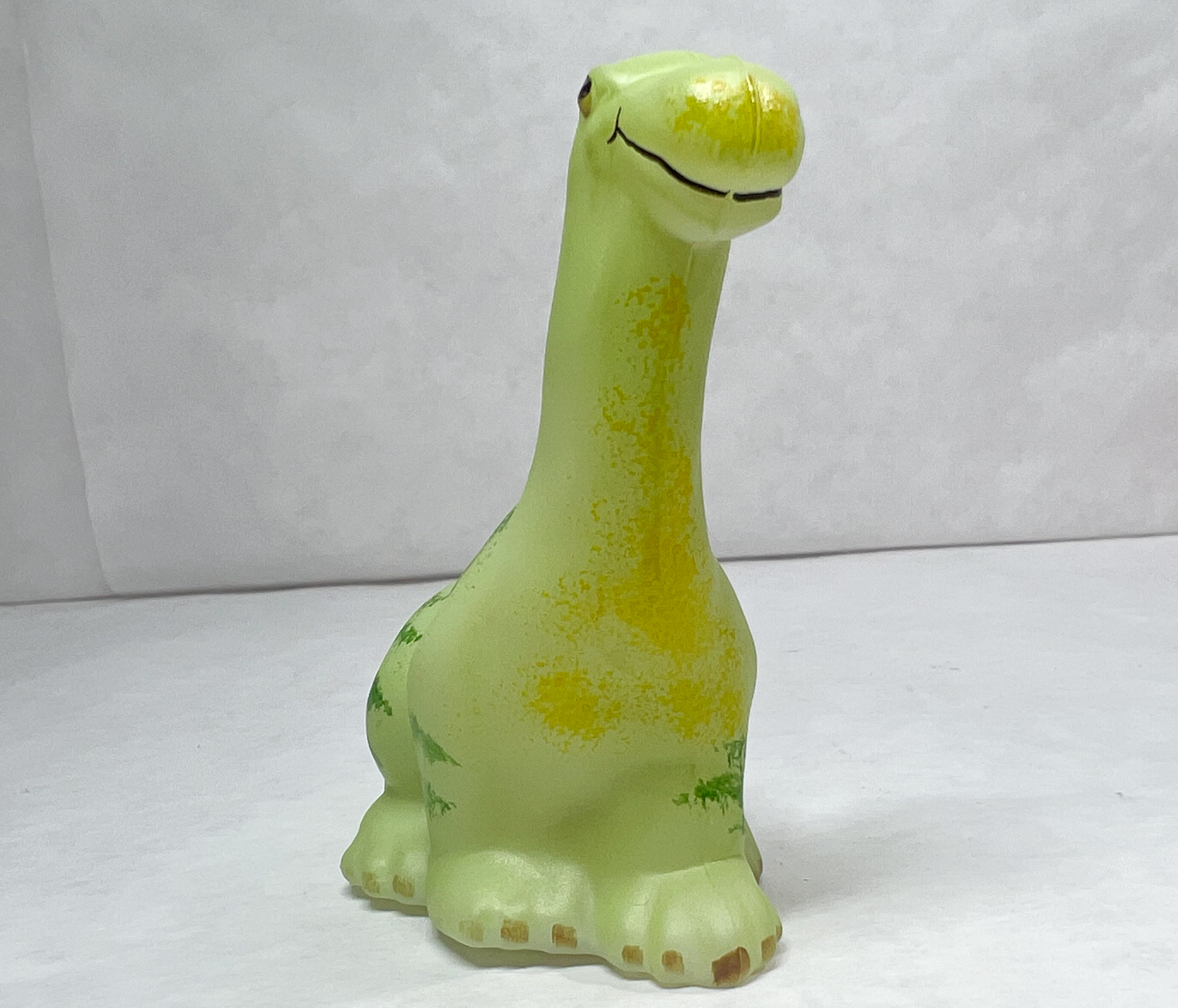 FENTON GREEN STRIPED DINOSAUR