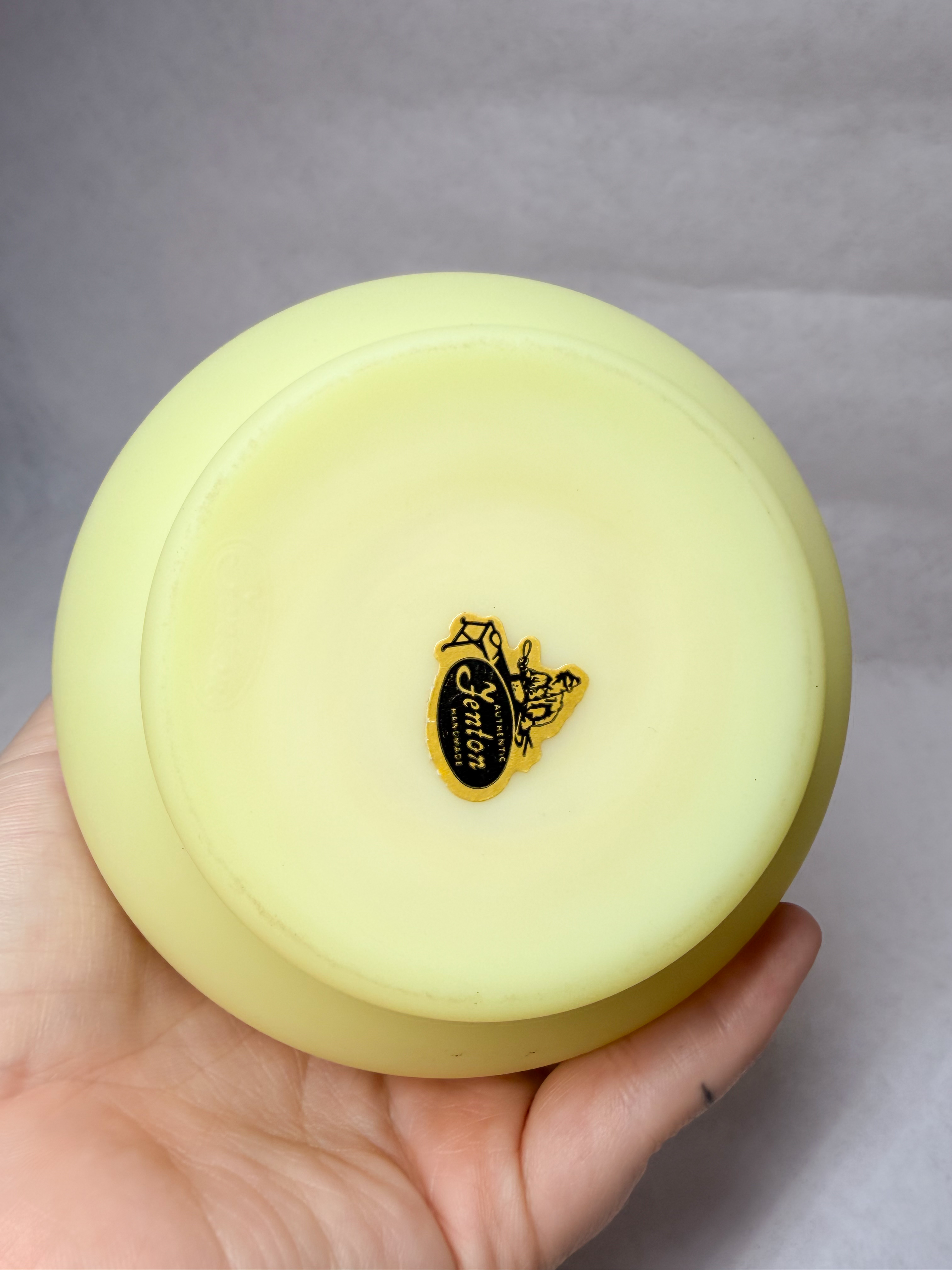 FENTON BURMESE SATIN GLASS BASKET