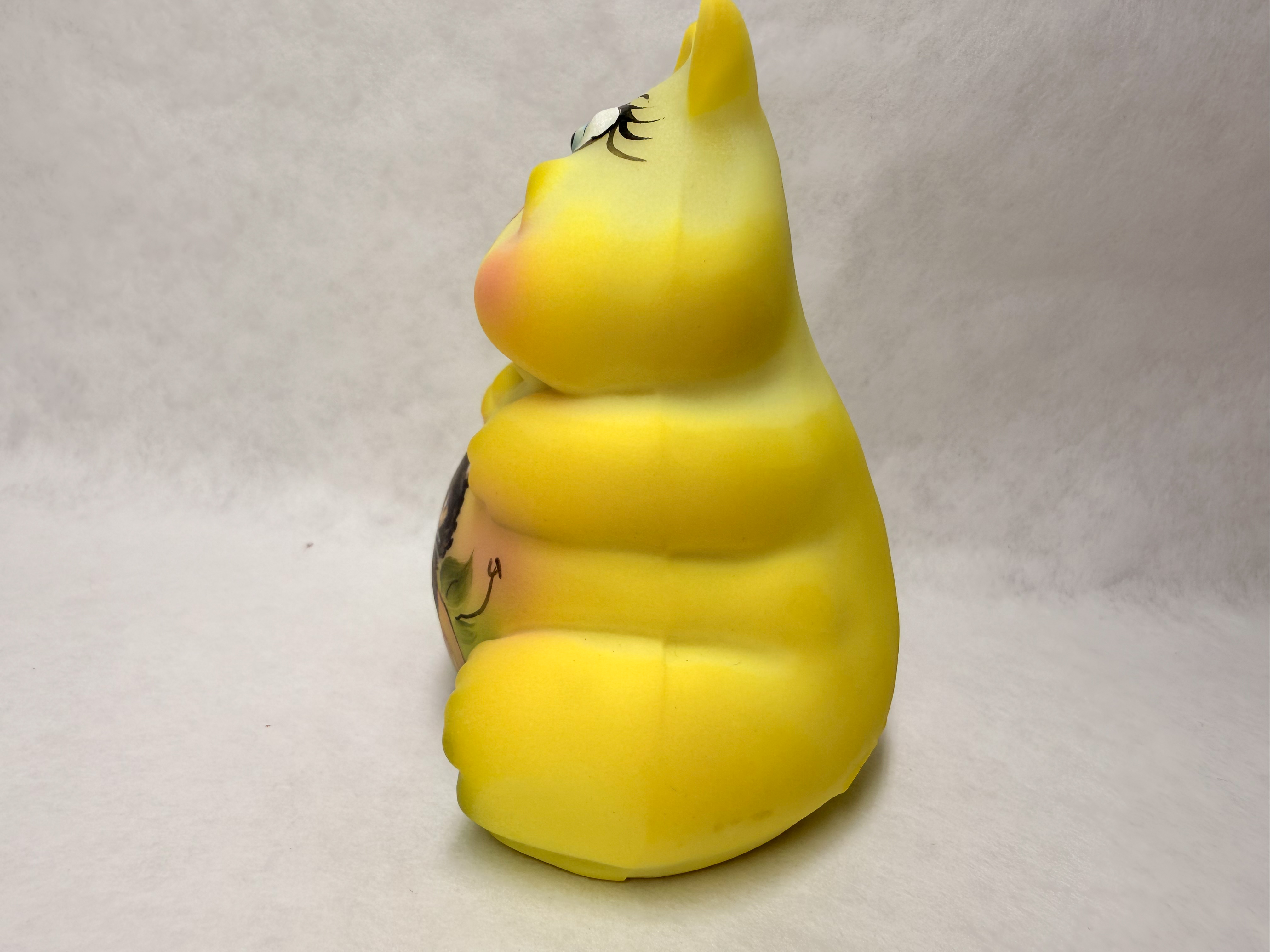 MICHELLE KIBBE HAND-PAINTED CUSTARD HIPPO, 2021 53/55