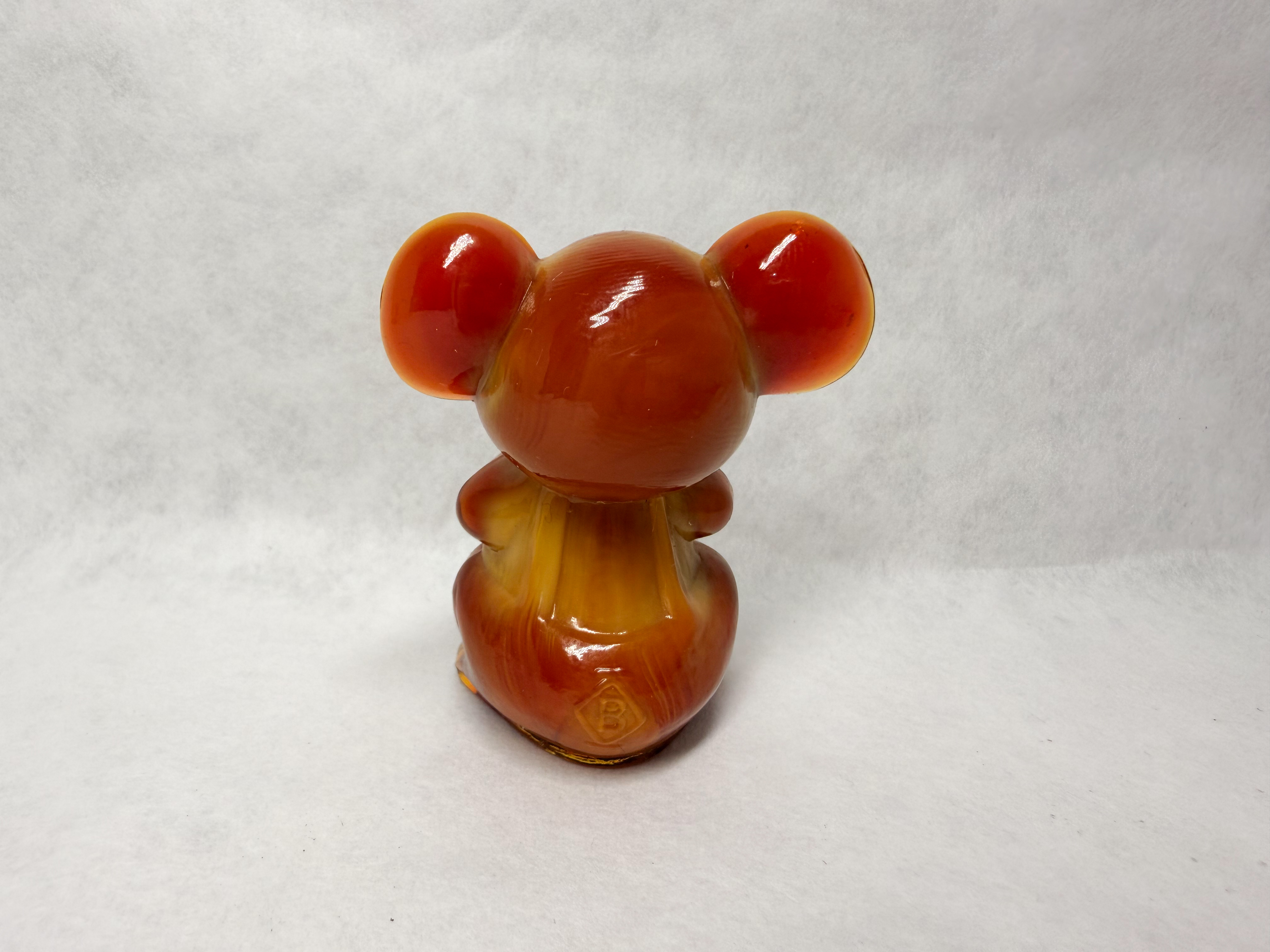 BOYD SLAG GLASS MOUSE FIGURINE