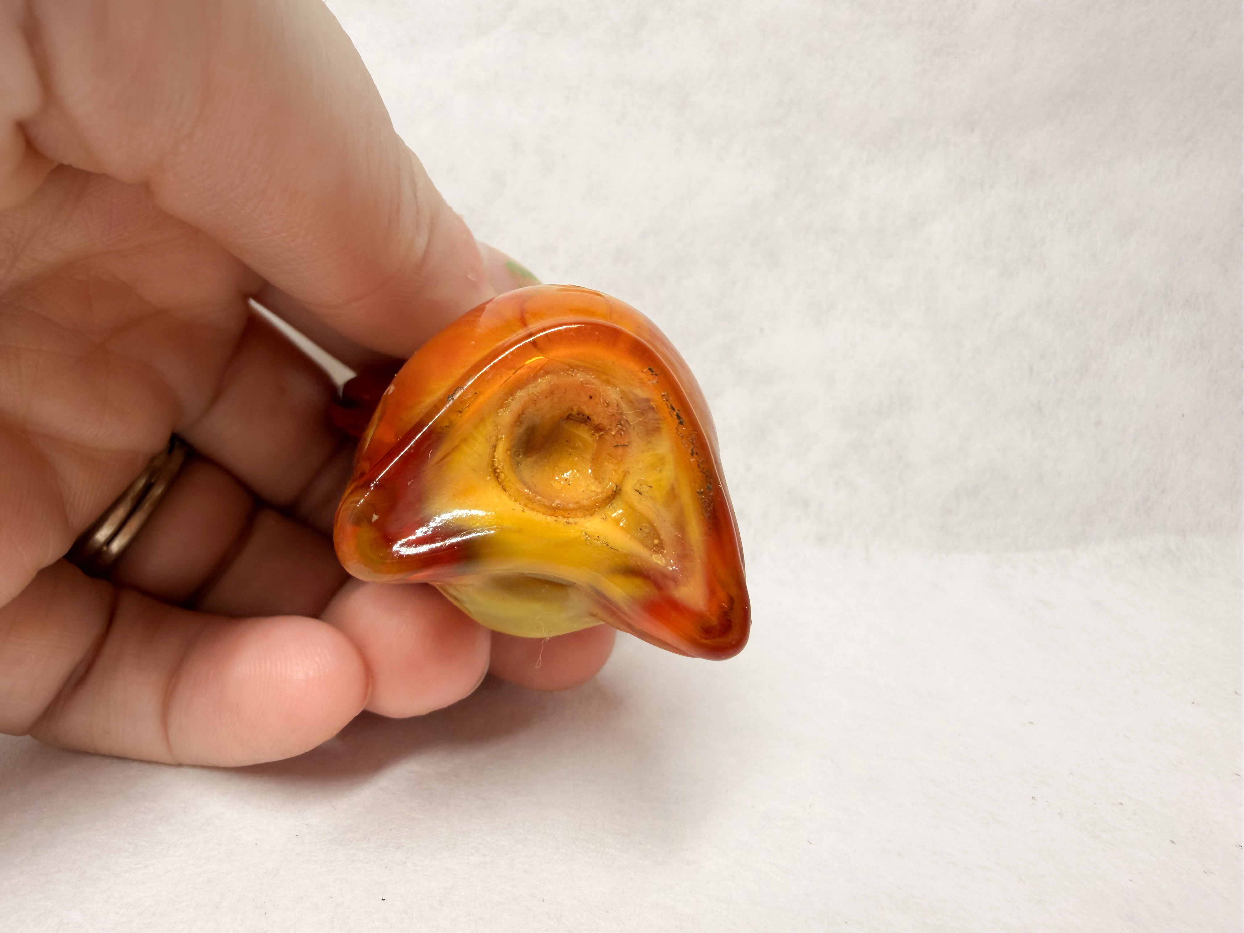 BOYD SLAG GLASS MOUSE FIGURINE