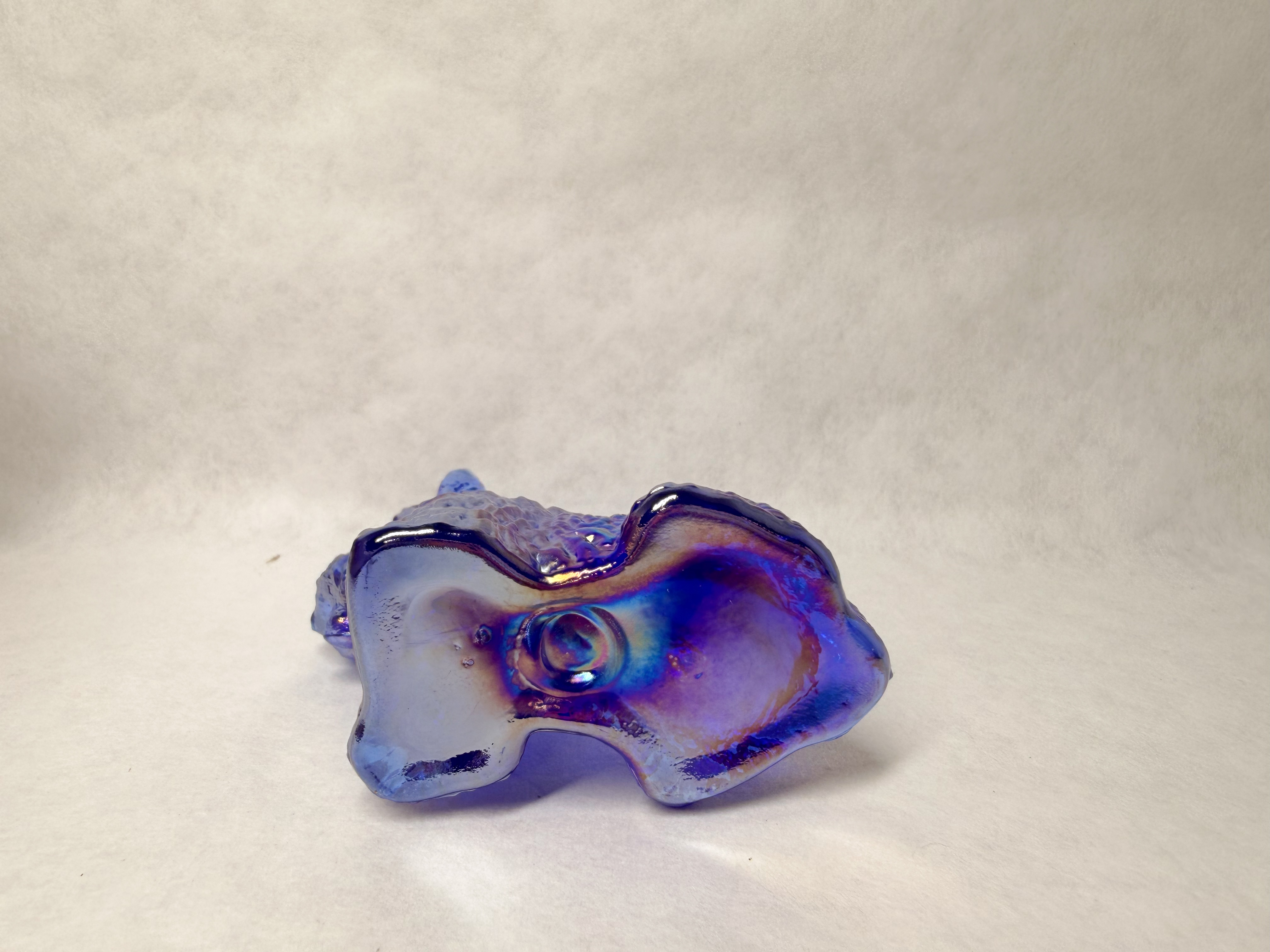BOYD'S IRIDESCENT COBALT GLASS SCOTTIE 1988-1993
