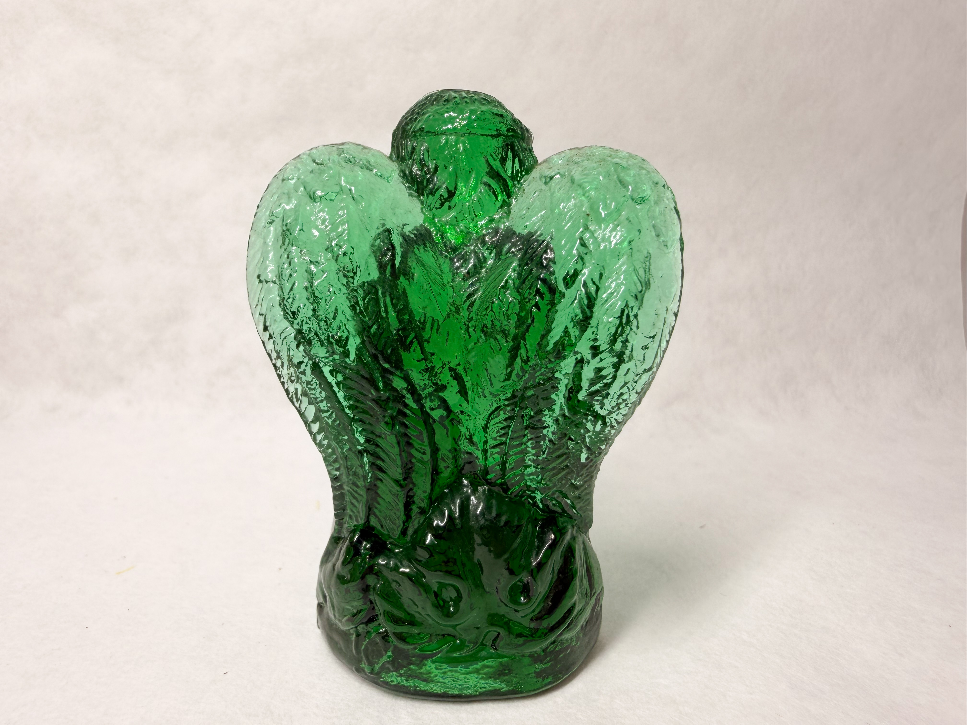 BOYD EMERALD GREEN GLASS ANGEL
