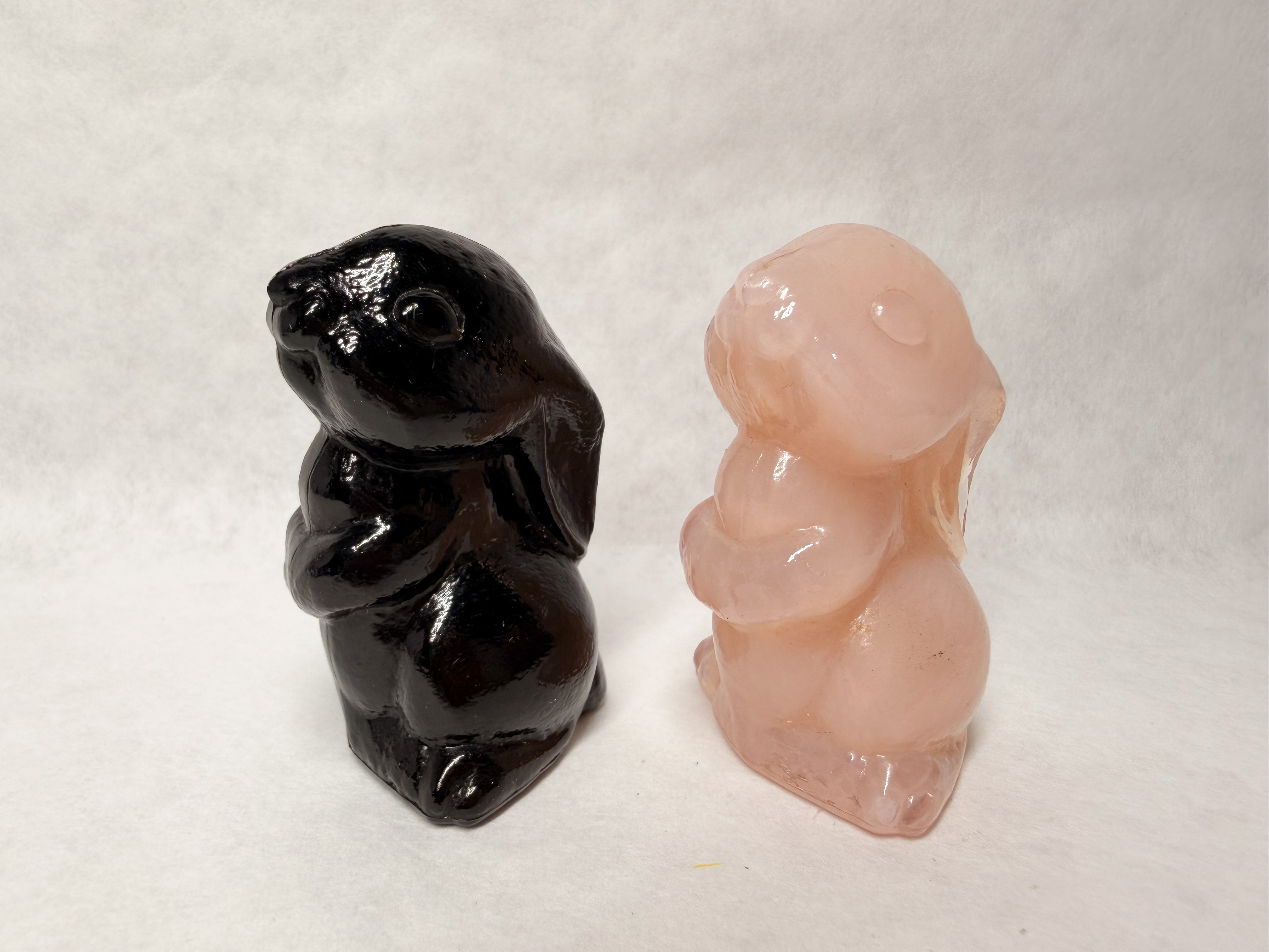 BOYD GLASS RABBIT FIGURINES, 1989-1993