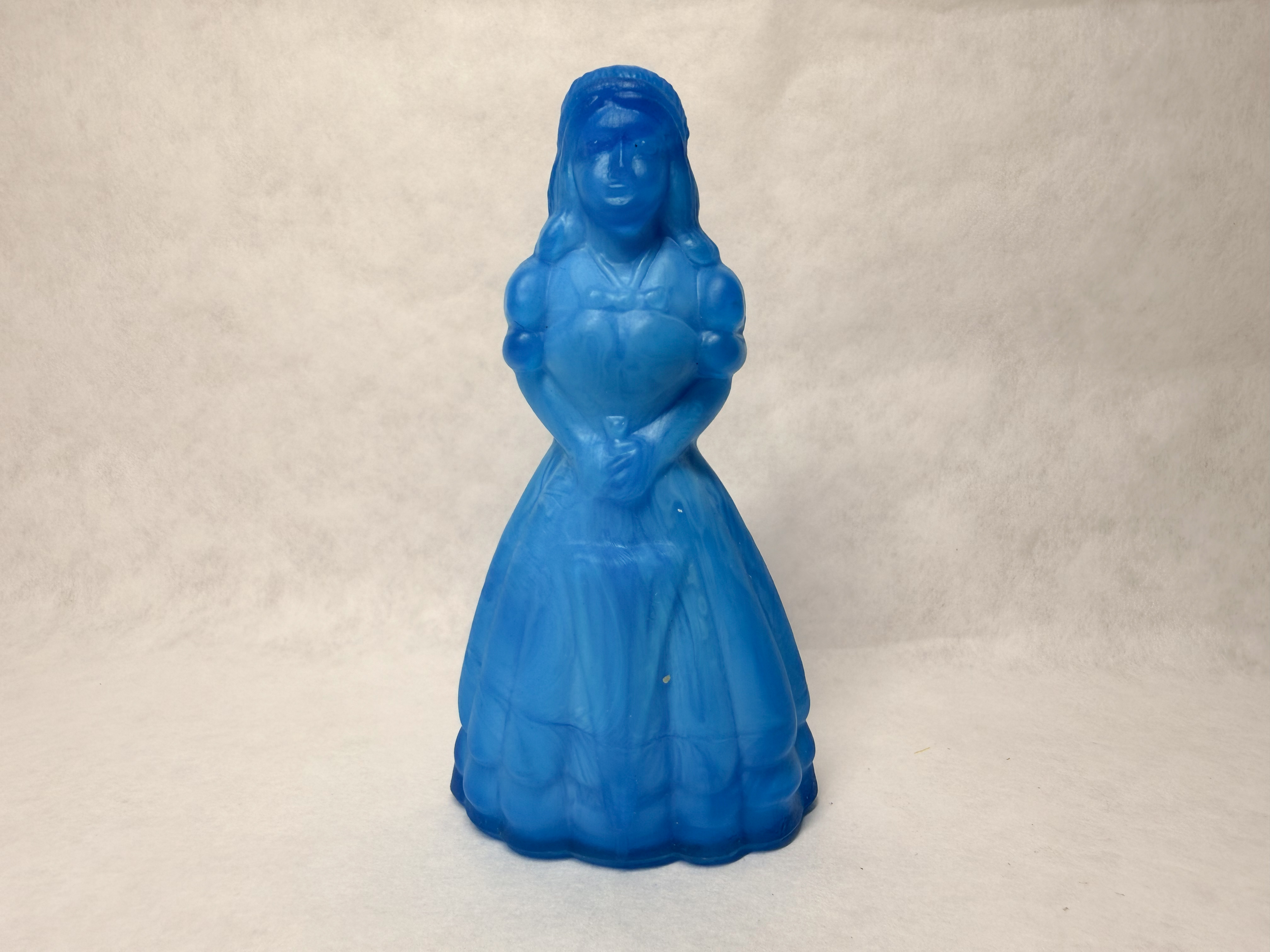 MARBLED BLUE GLASS SOUTHERN BELLE