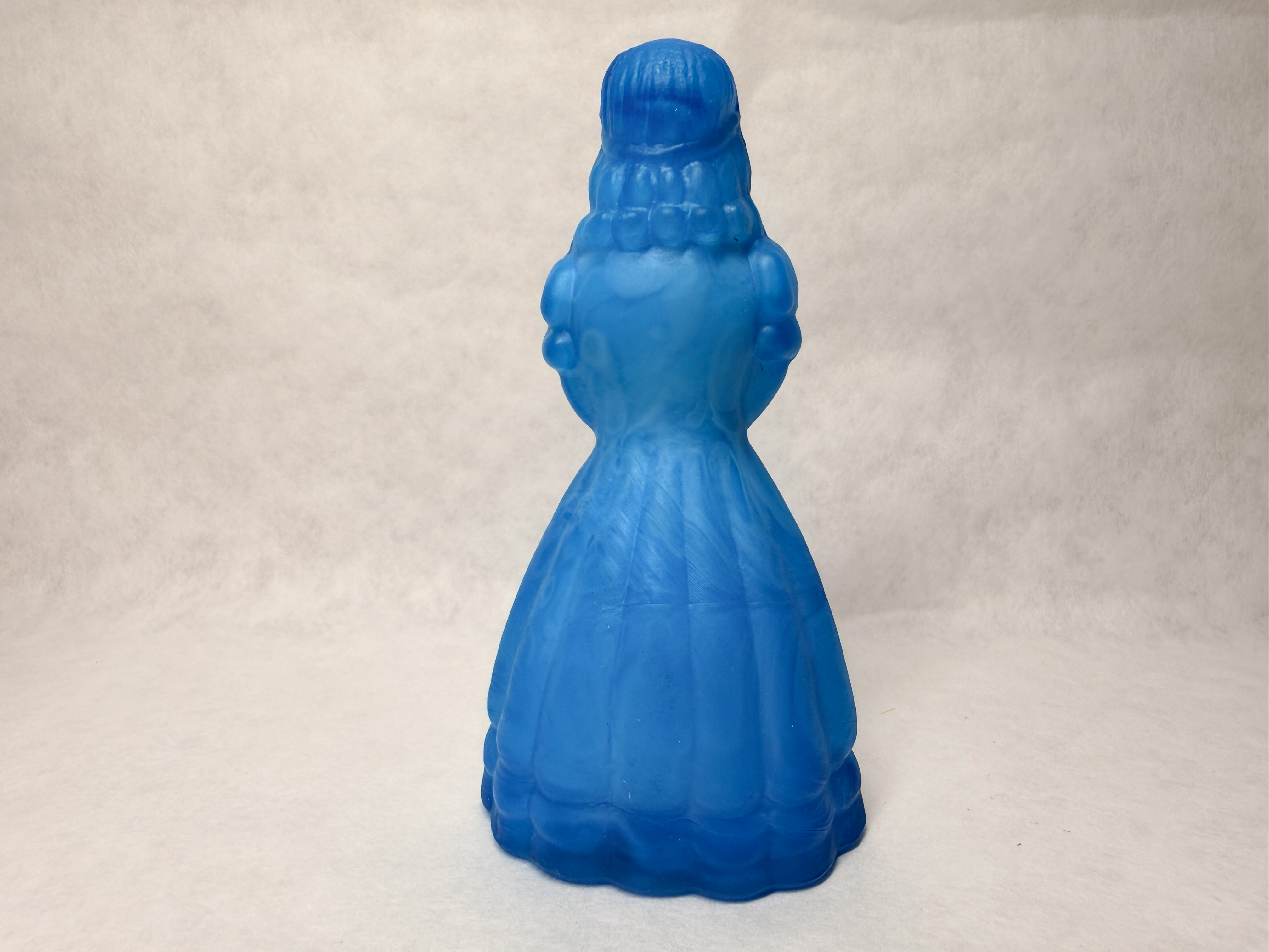 MARBLED BLUE GLASS SOUTHERN BELLE