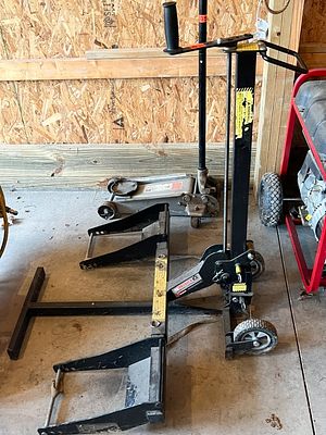 MOJACK E-Z RIDING LAWN MOWER LIFT