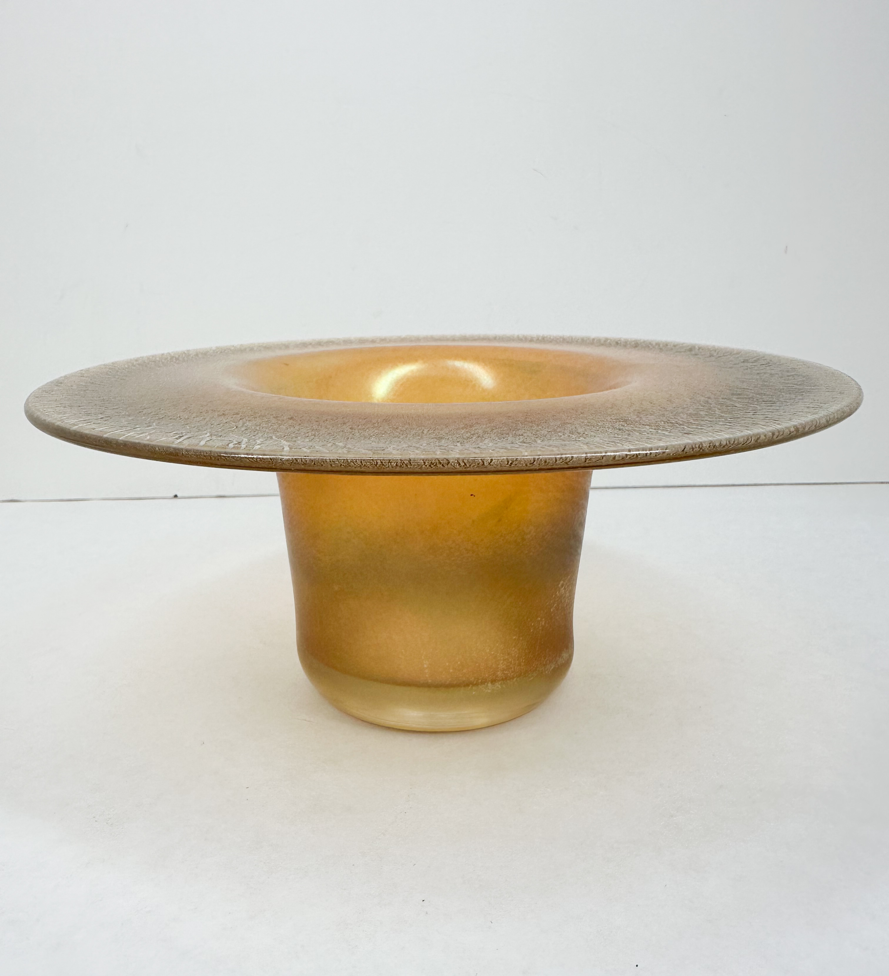 IMPERIAL IRIDESCENT GLASS BOWL