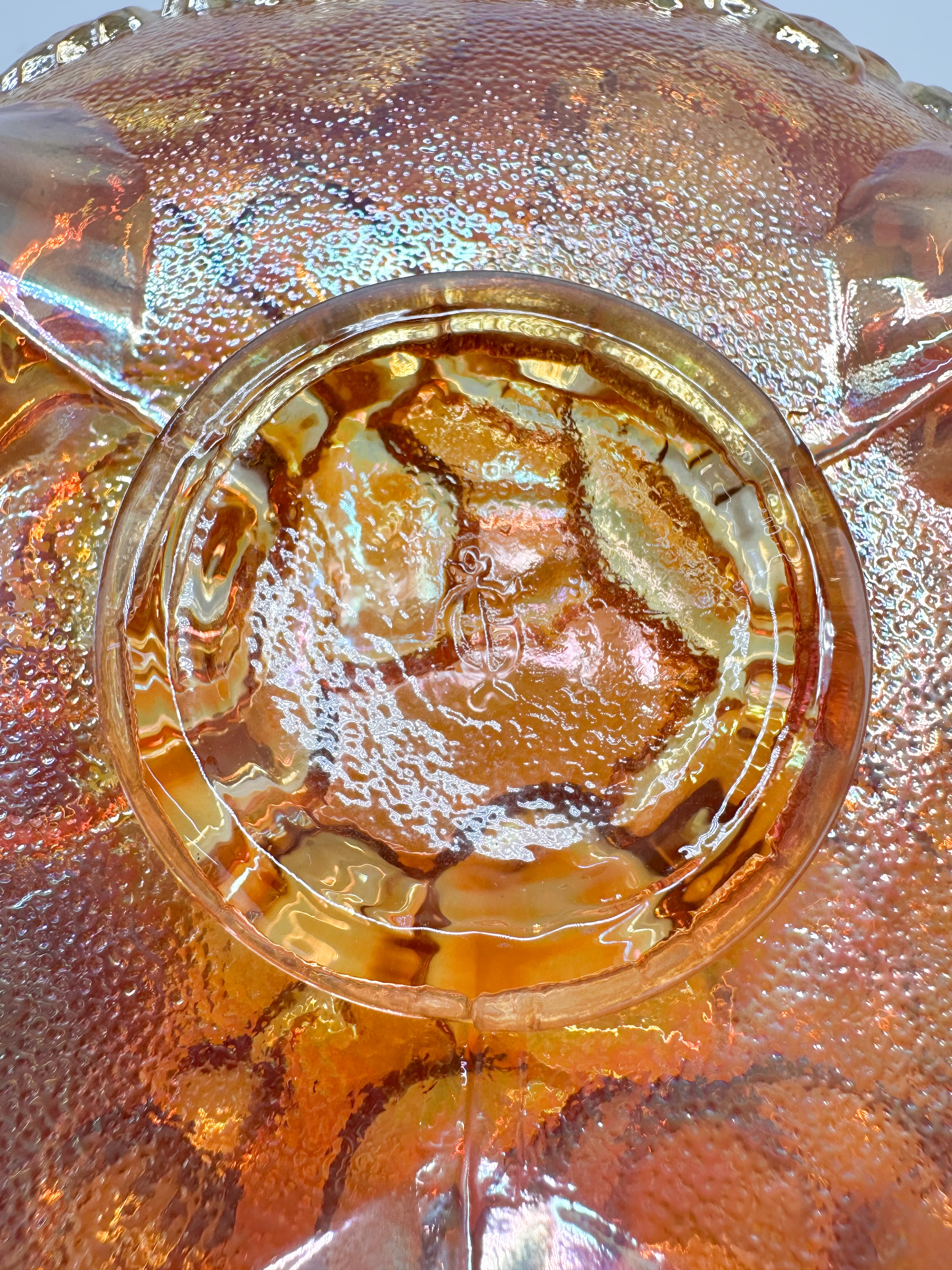 FENTON PITCHER AND CARNIVAL BOWL