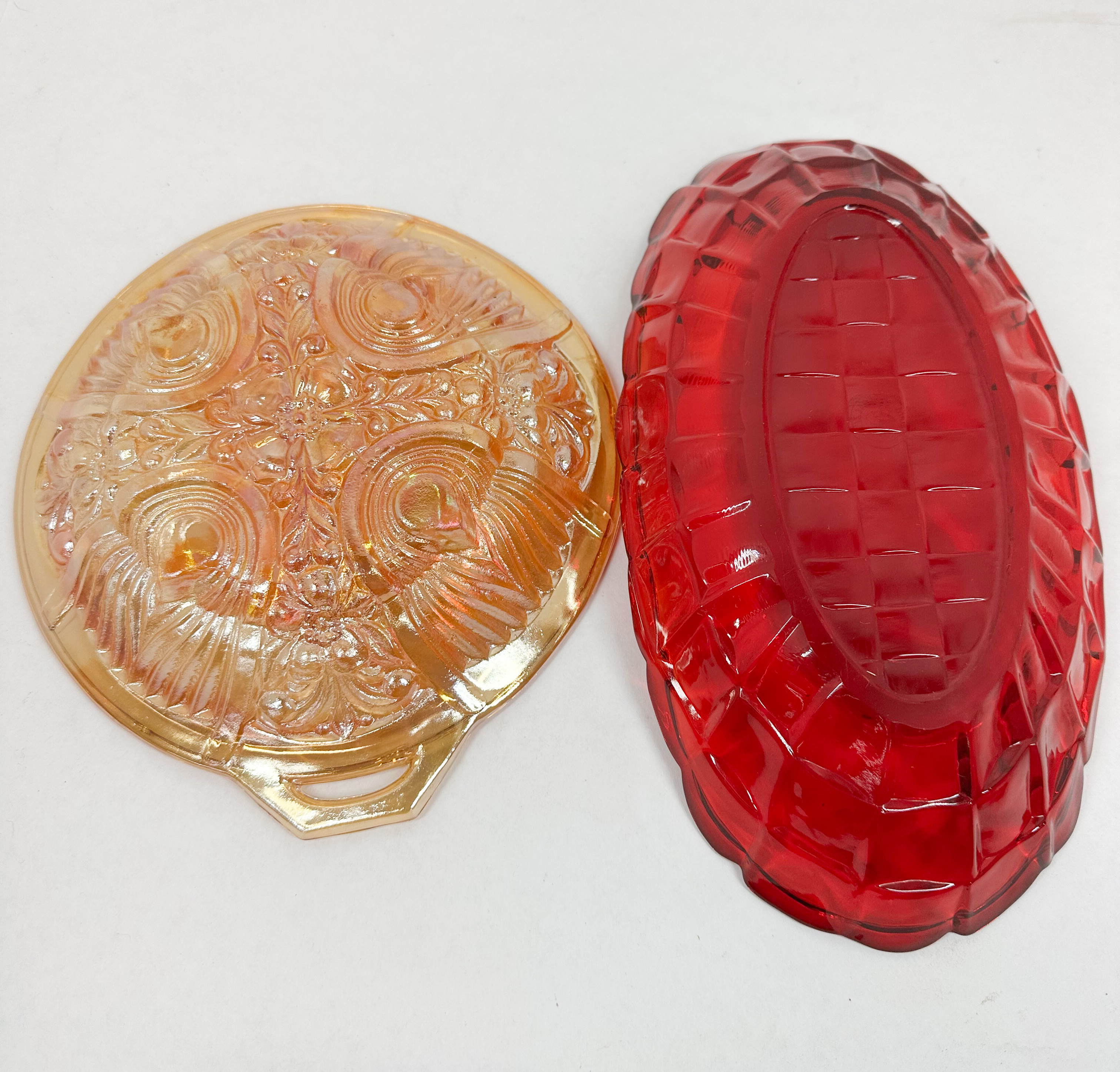 DALZELL-VIKING AND CARNIVAL GLASS BOWLS
