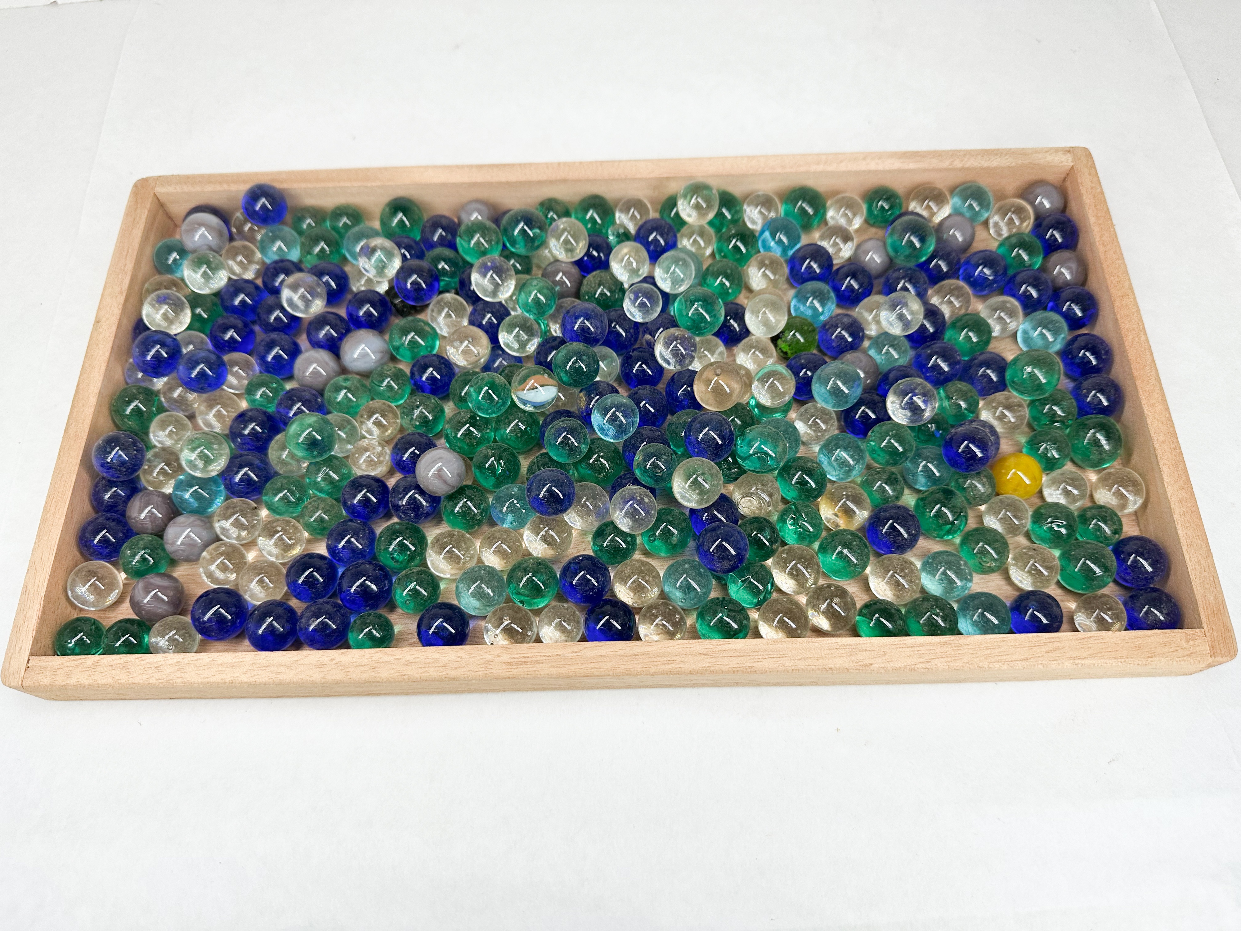 MASON PATENT GLASS JAR MARBLES