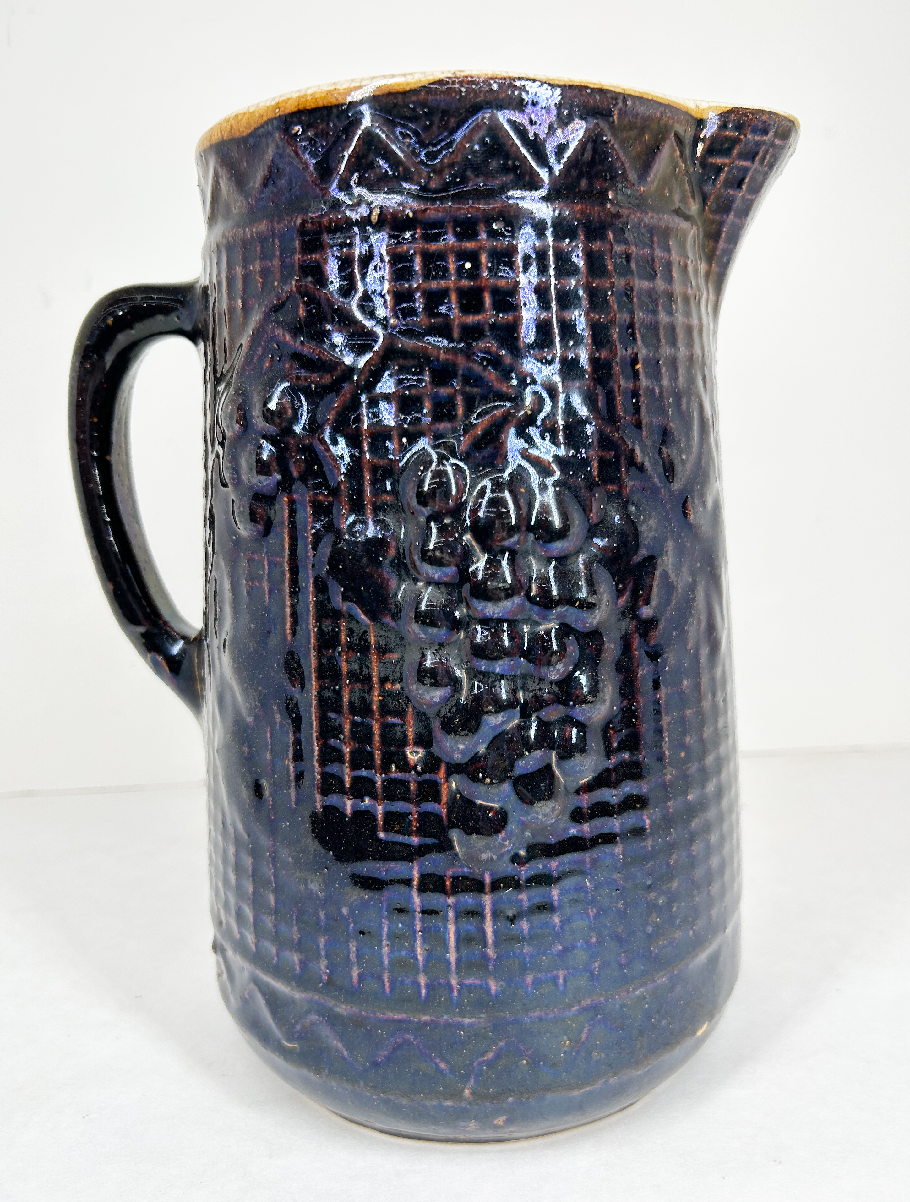JUDY LONGTON BOWL AND STONEWARE PITCHER