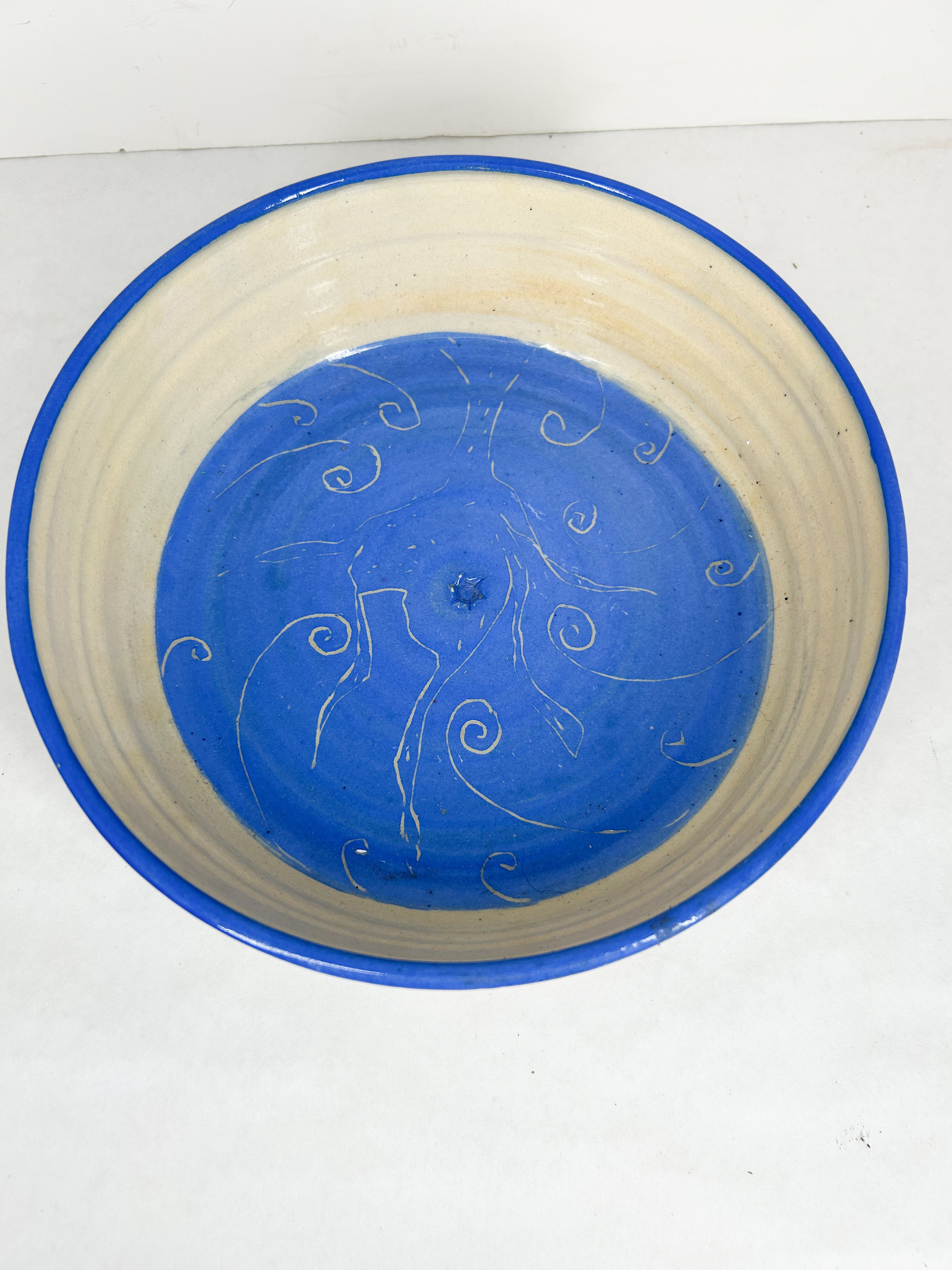 JUDY LONGTON BOWL AND STONEWARE PITCHER