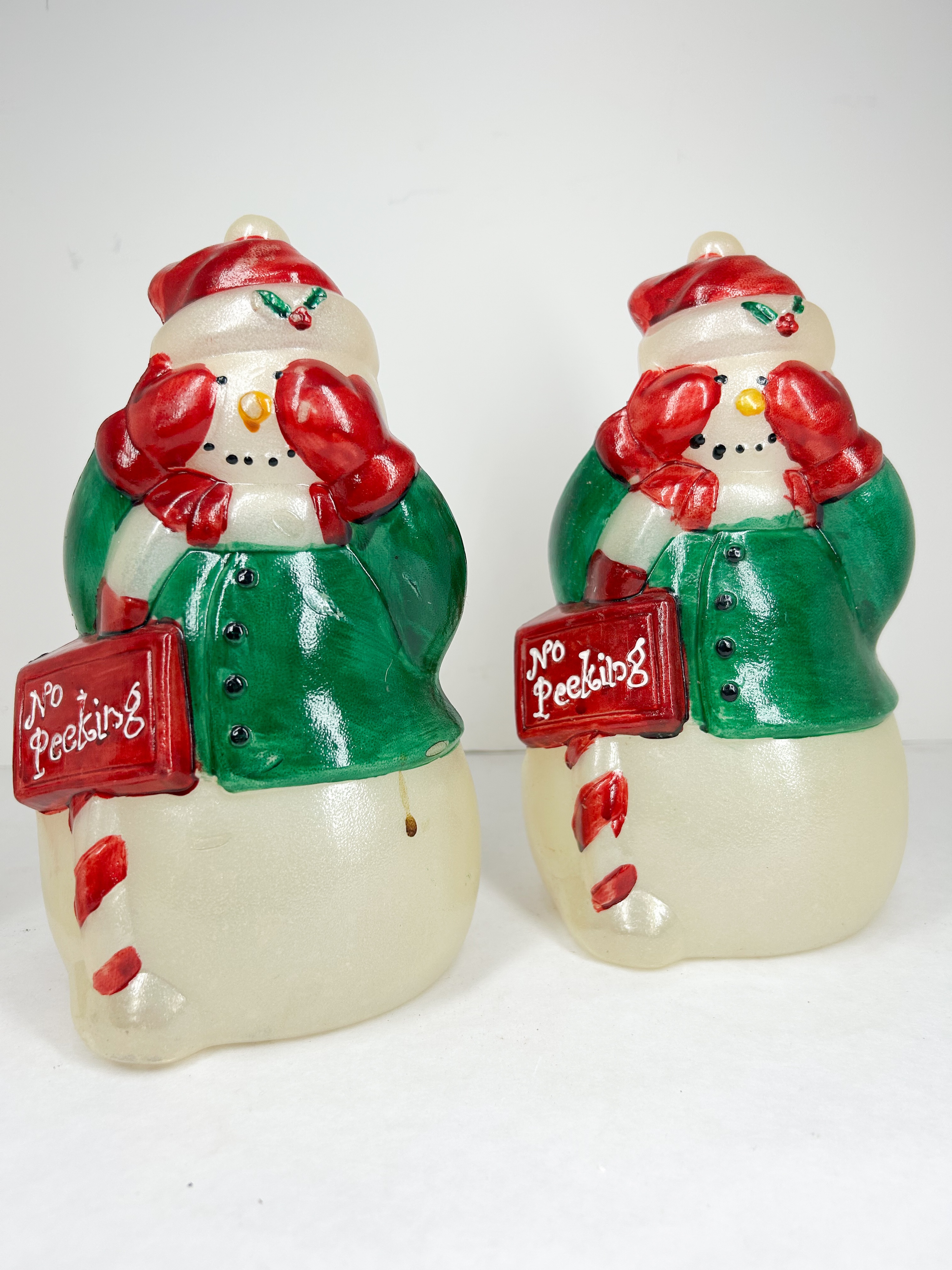 TRIO OF VINTAGE HOLIDAY FIGURALS